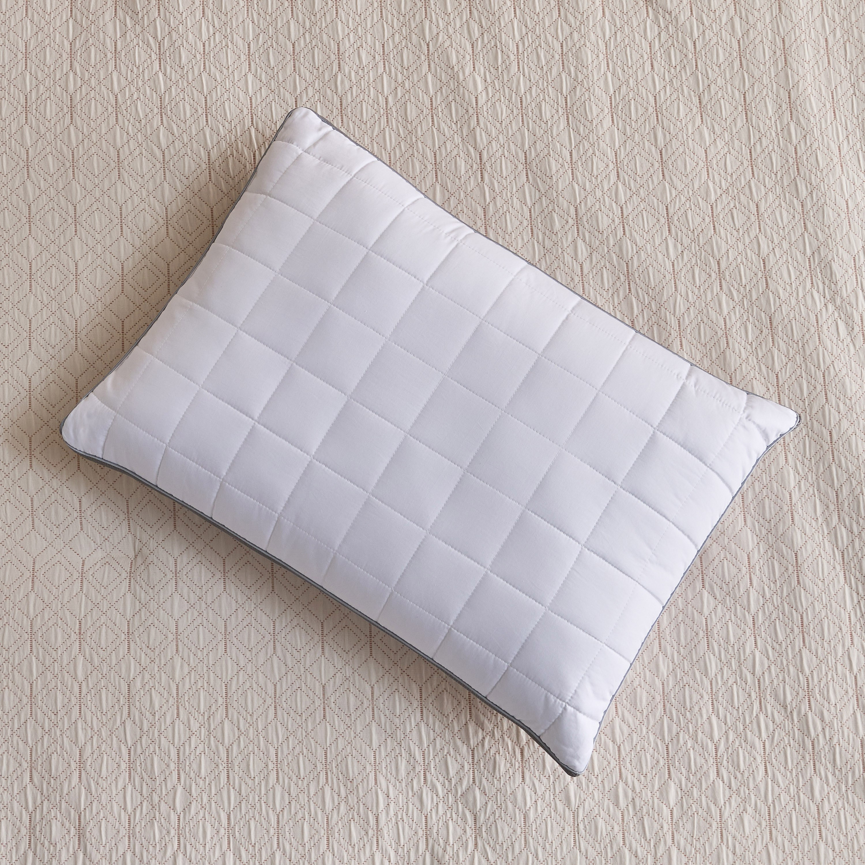 Cool Comfort Ball Fiber Breathable Quilted Pillow - 50x70+3 cm-hbxhomeware-hbxbedroom-image-3