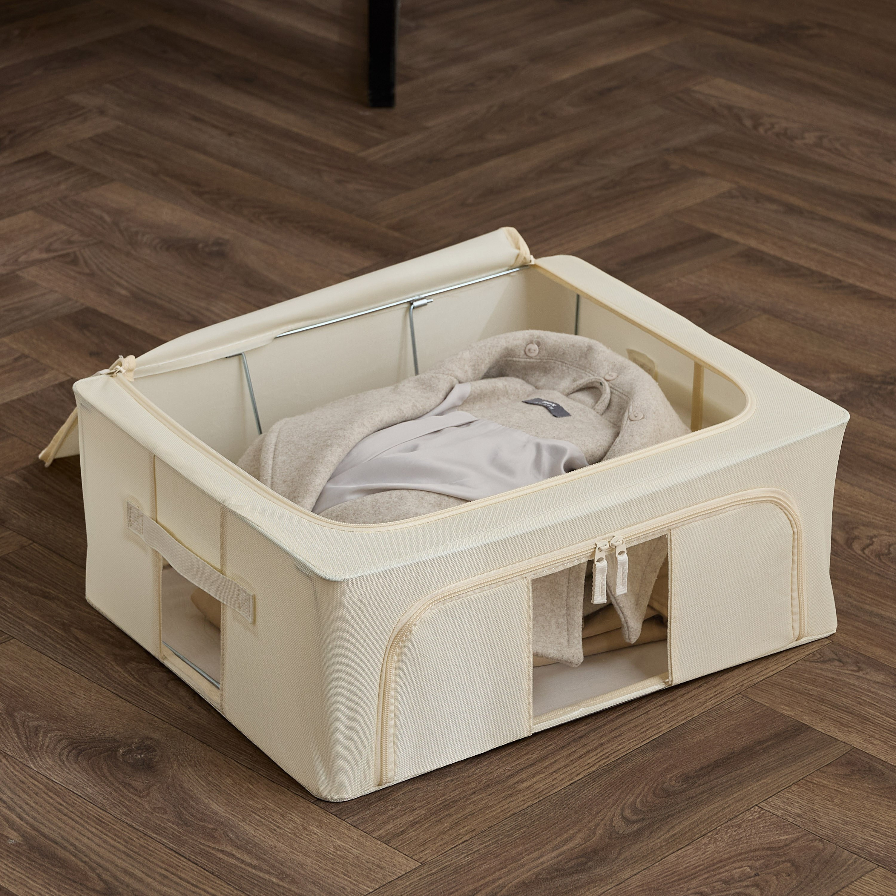 صندوق تخزين ملابس قابل للطي من ميلر - 50x40x20 سم-hbxhomeware-hbxbathroom-image-3
