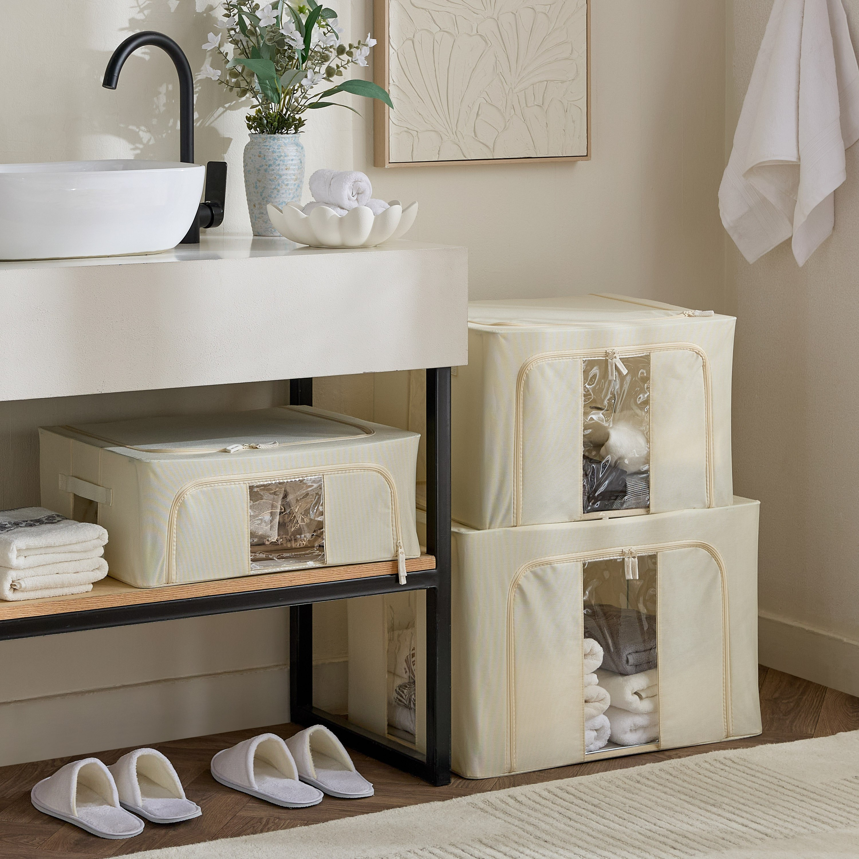 صندوق تخزين ملابس قابل للطي من ميلر - 50x40x33 سم-hbxhomeware-hbxbathroom-image-7