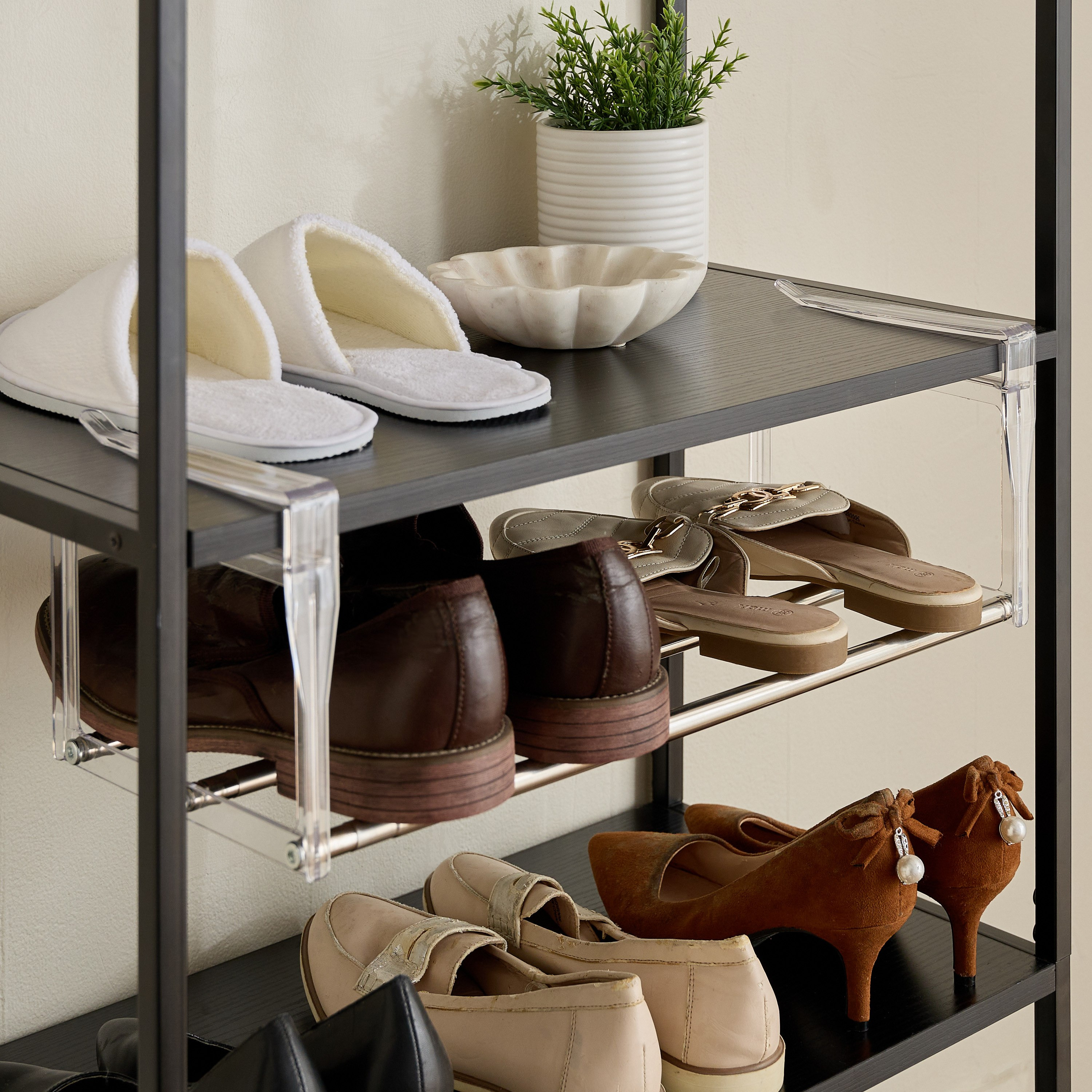 Saga Extendable Hanging Shoe Rack - 48-90x20x16.5 cm-hbxhomeware-hbxbathroom-image-6