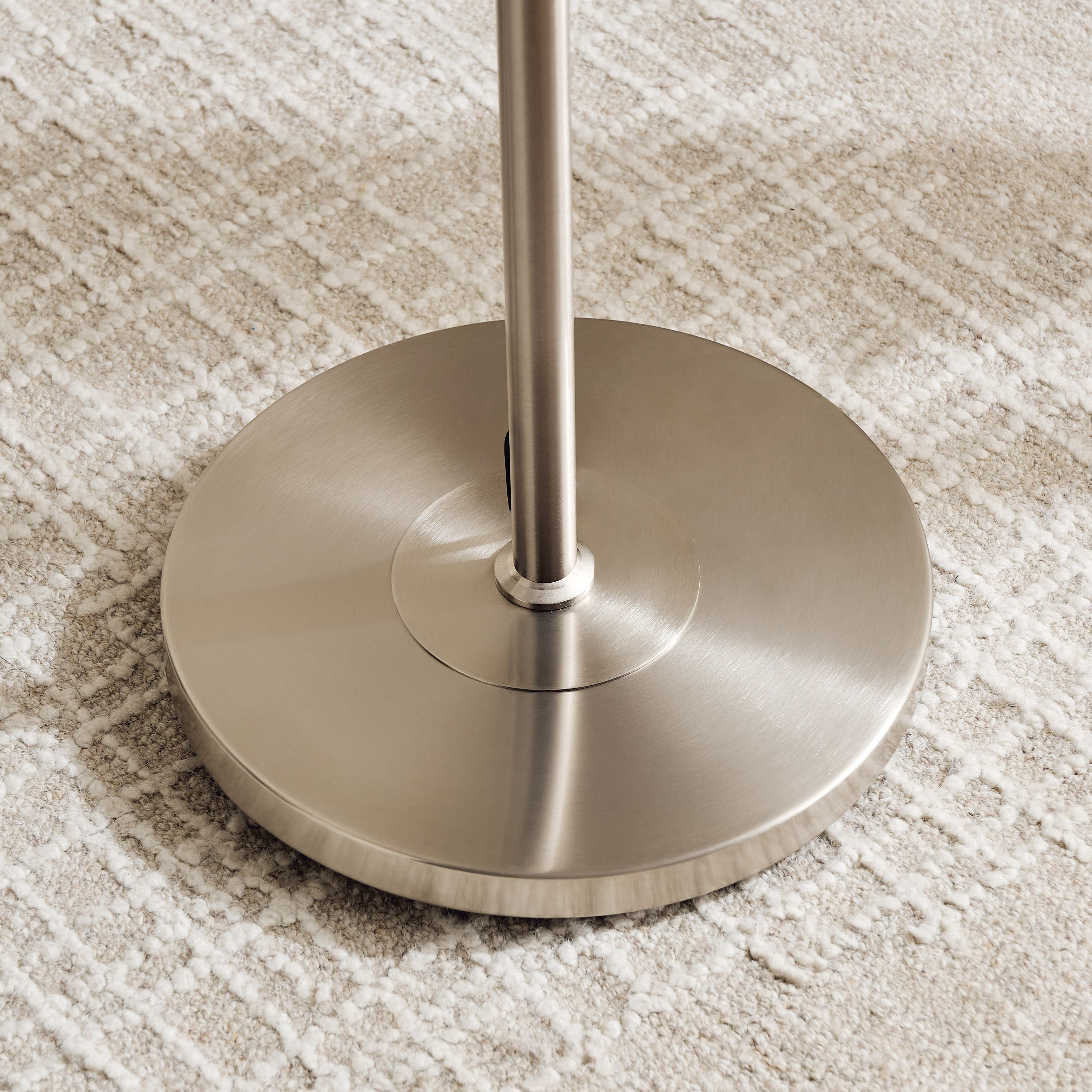 Zimmer Metal Arc Floor Lamp with Fabric Shade - 30x175 cm-hbxhomeware-hbxdecorandfurnishings-image-5