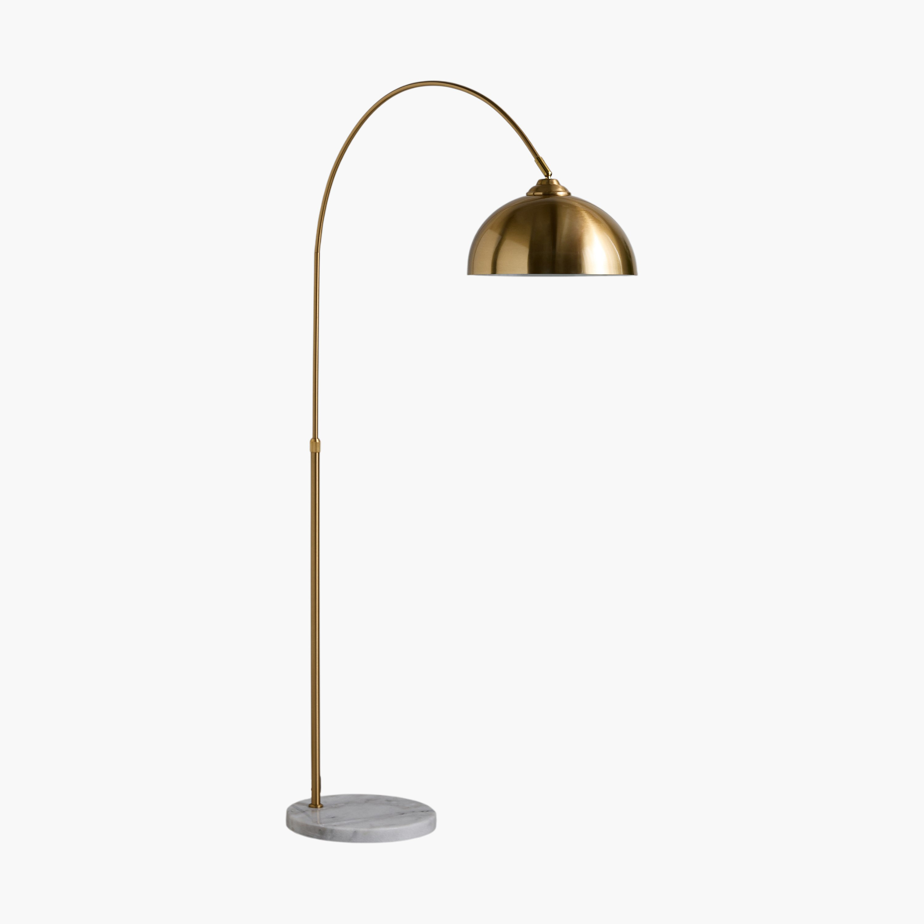 مصباح أرضية مقوس بغطاء وعمود معدن من زيمر – 30×195 سم-hbxhomeware-hbxdecorandfurnishings-image-6