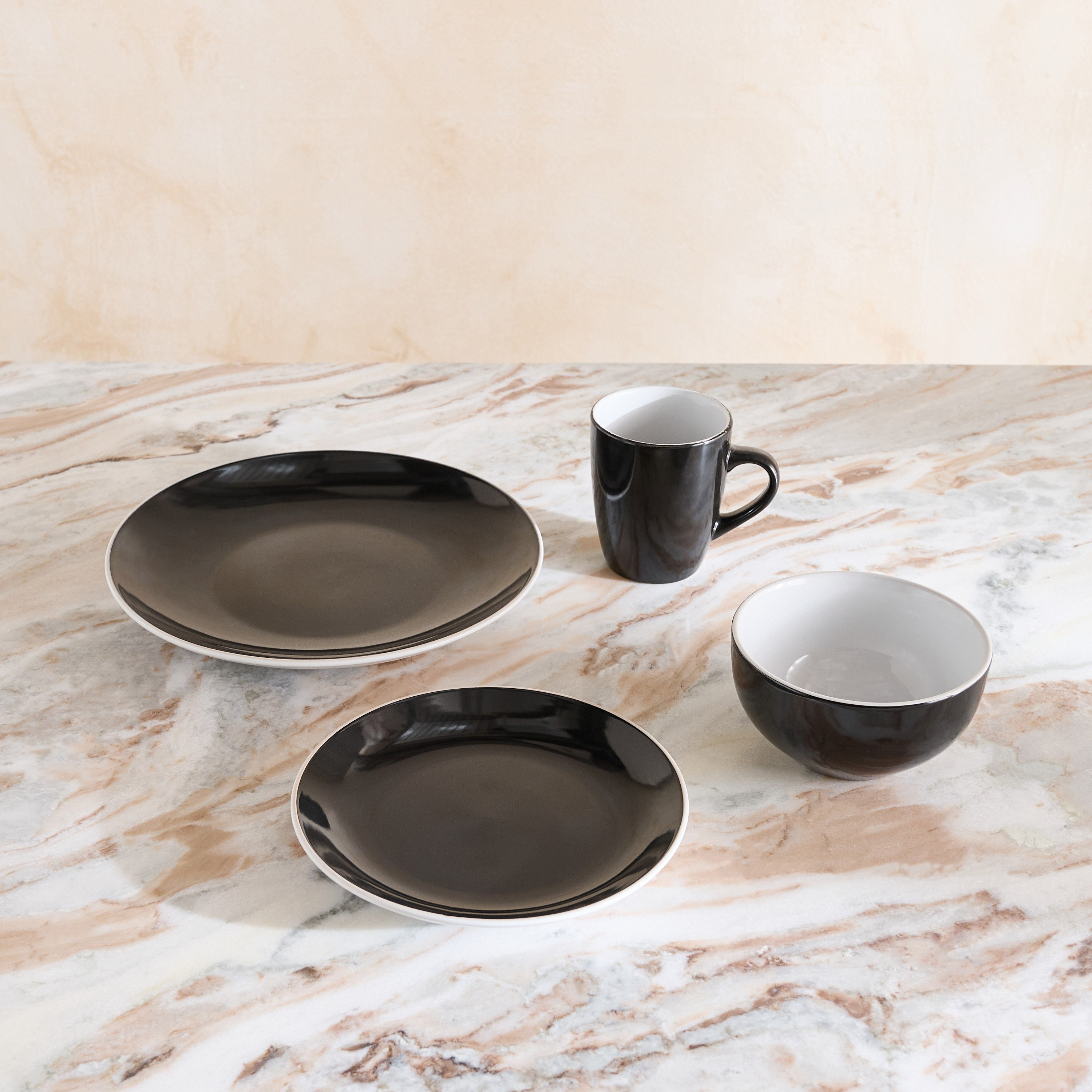 طقم عشاء 16 قطعة من إليجنزا - يخدم 4 أفراد-hbxdiningroom-tabletop-dinnersets-image-2