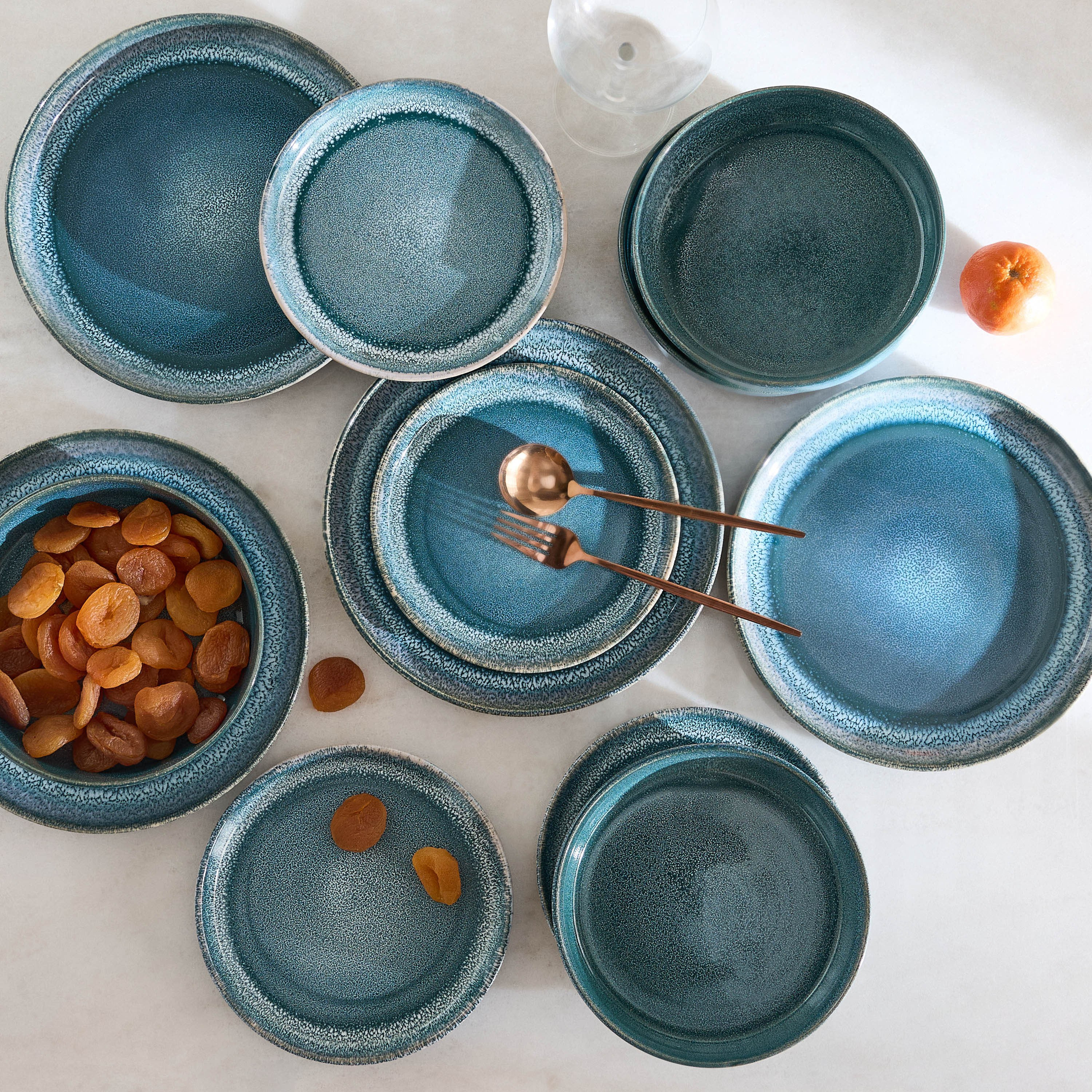 طقم عشاء 12 قطعة من إليجنزا - يخدم 4 أفراد-hbxdiningroom-tabletop-dinnersets-image-1