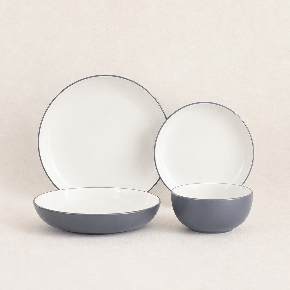 طقم عشاء 16 قطعة من إليجنزا - يخدم 4 أفراد-hbxdiningroom-tabletop-dinnersets-image-1