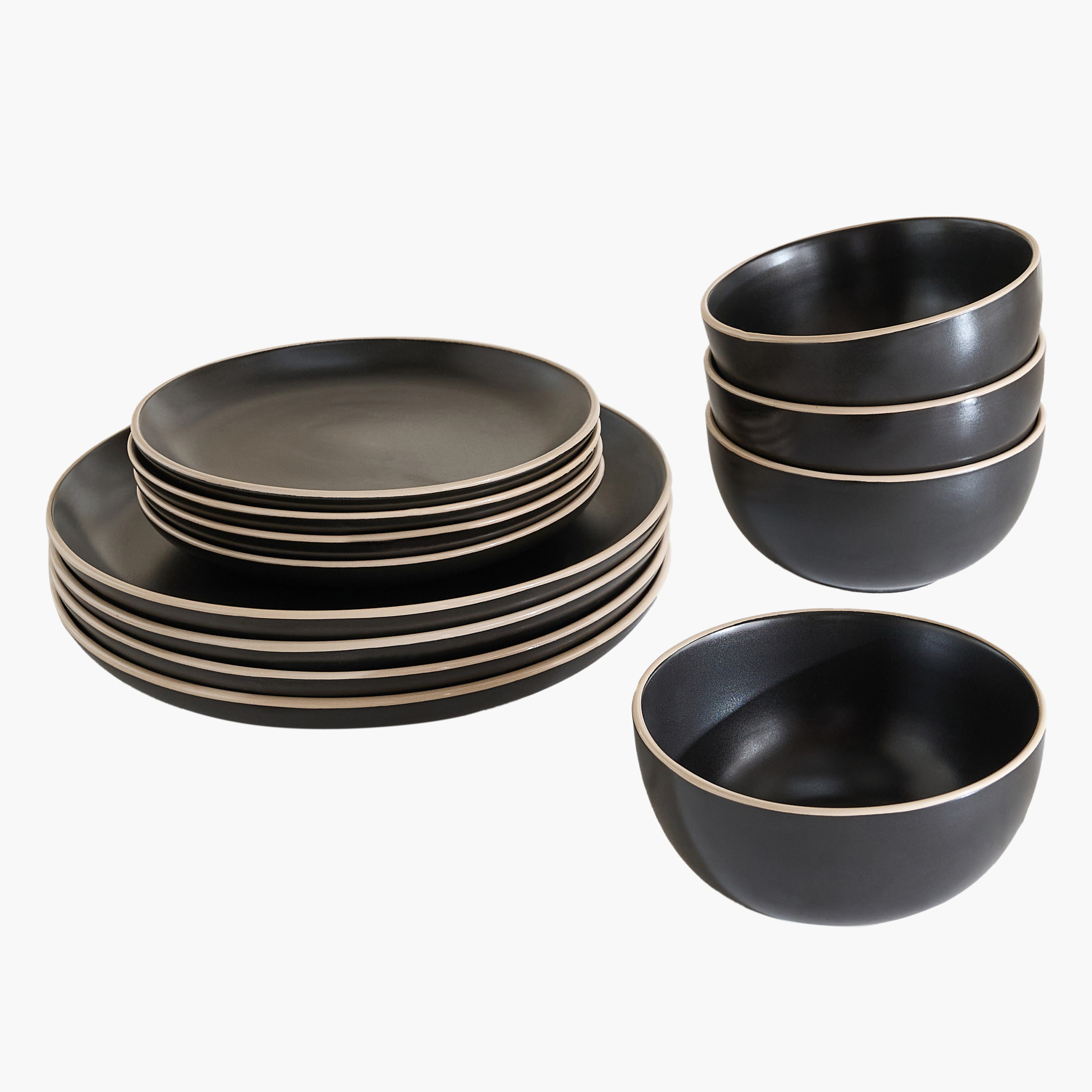 طقم عشاء 12 قطعة من إليجنزا - يخدم 4 أفراد-hbxdiningroom-tabletop-dinnersets-image-6