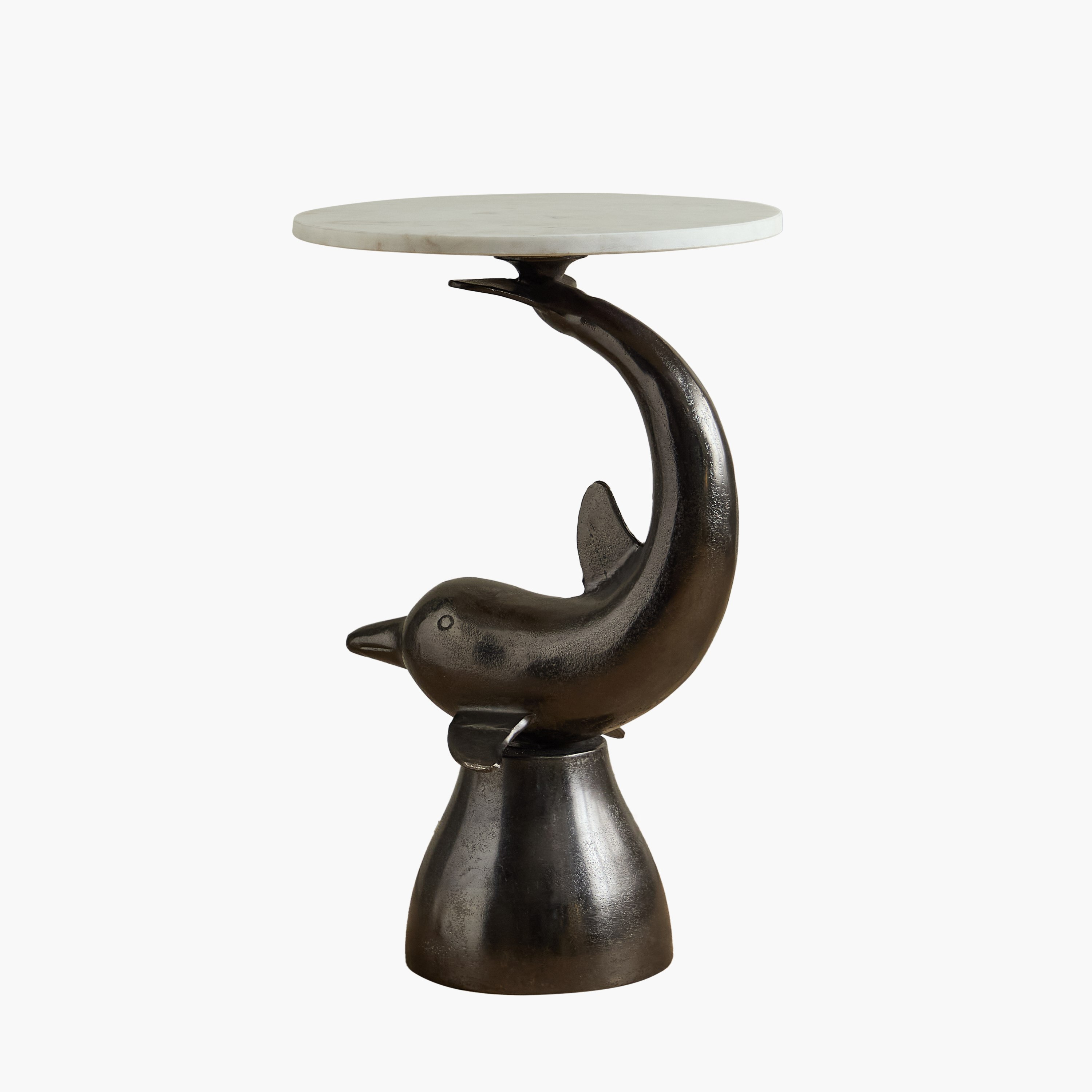 Dolphine Geniune Marble Accent Table-hbxfurniture-livingroom-endtables-image-6