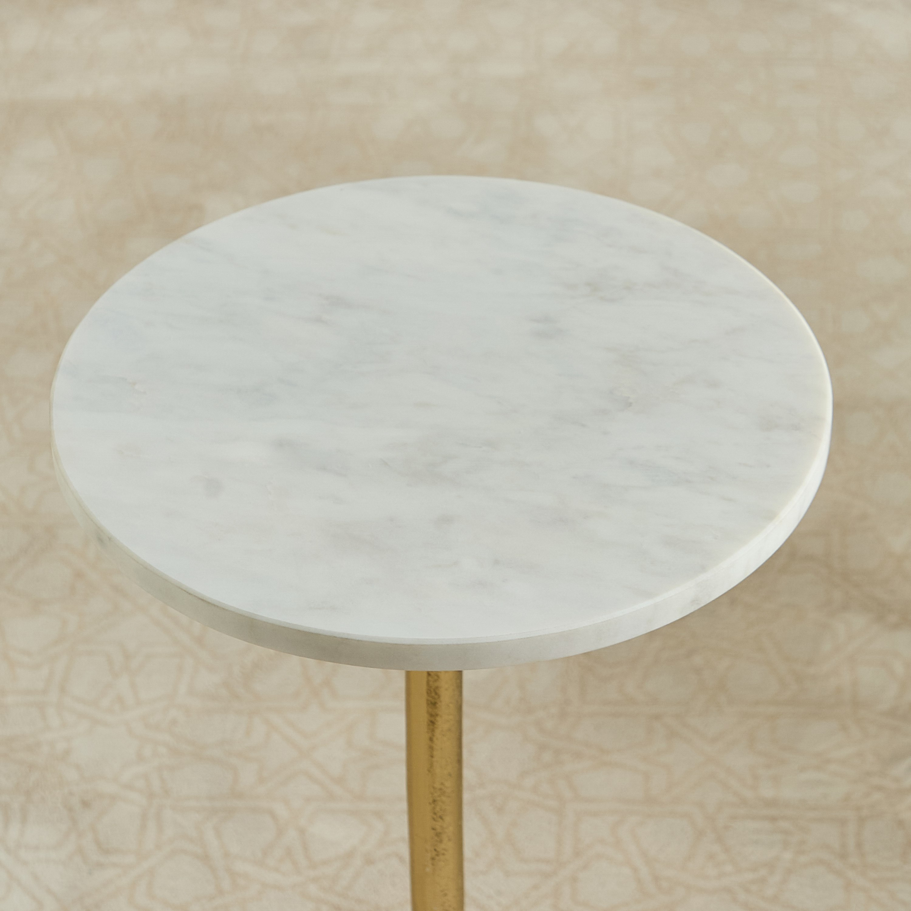 Elset Small Geniune Marble Accent Table-hbxfurniture-livingroom-endtables-image-3