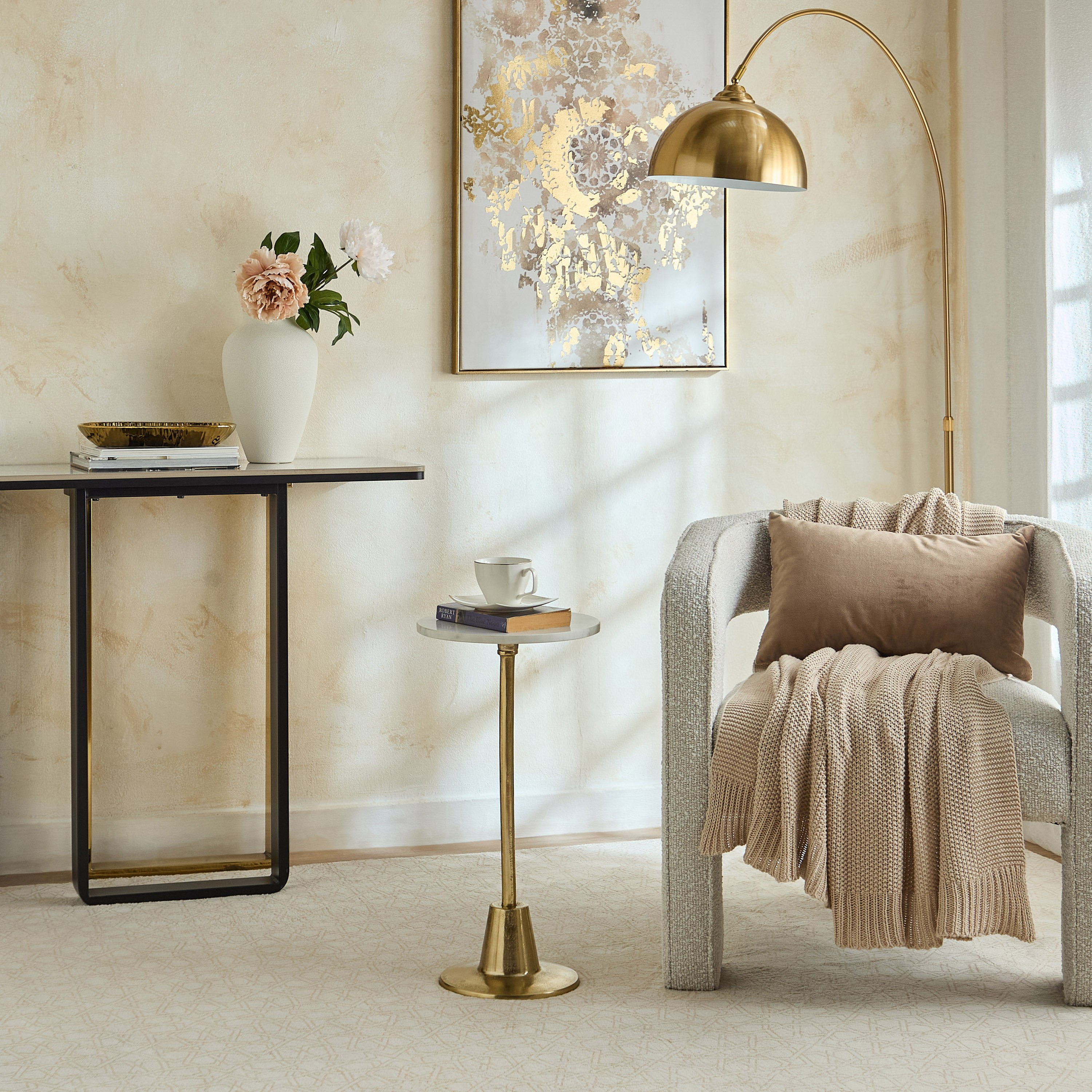 Elset Small Geniune Marble Accent Table-hbxfurniture-livingroom-endtables-image-5