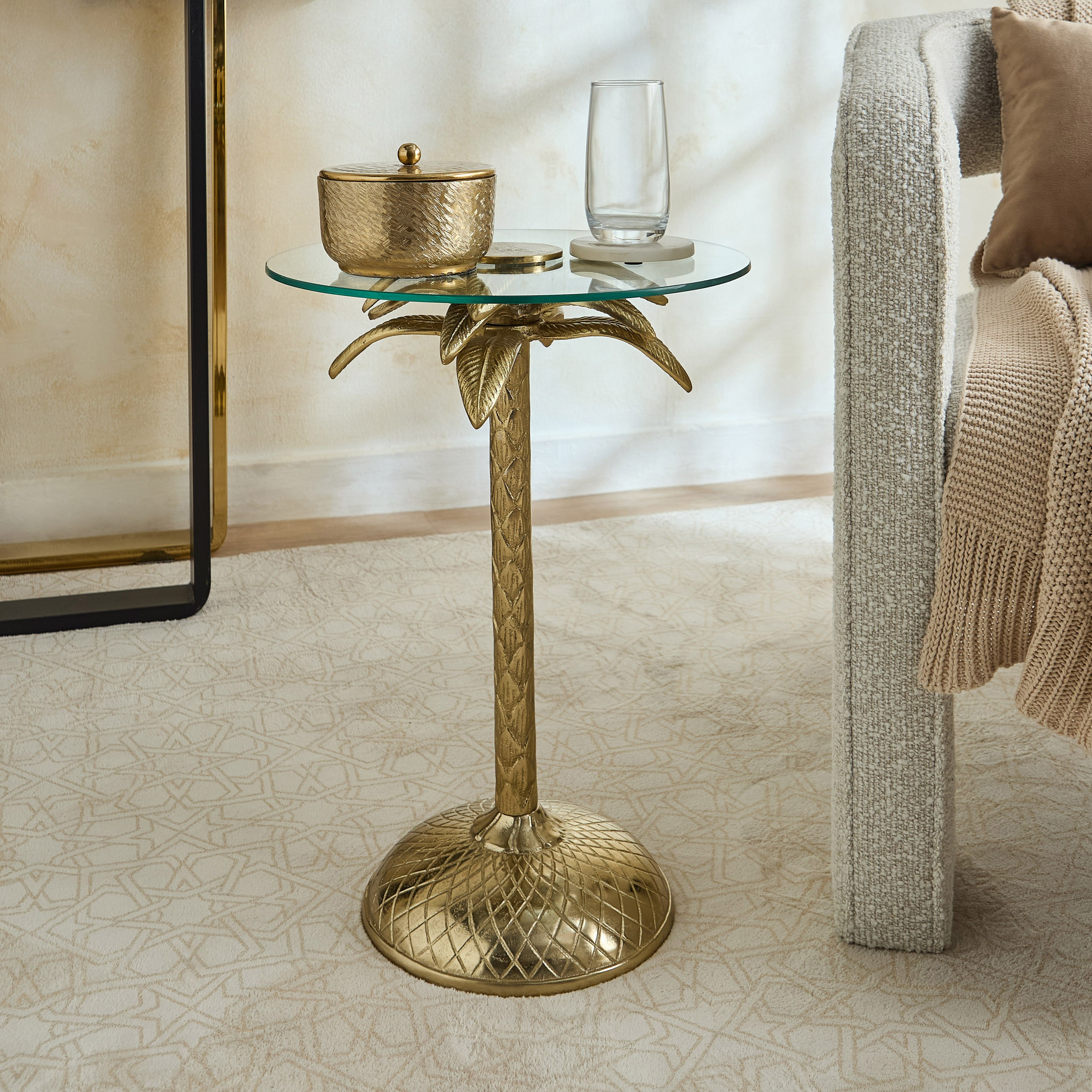 Jila Glass Top Accent Table-hbxfurniture-livingroom-endtables-image-1