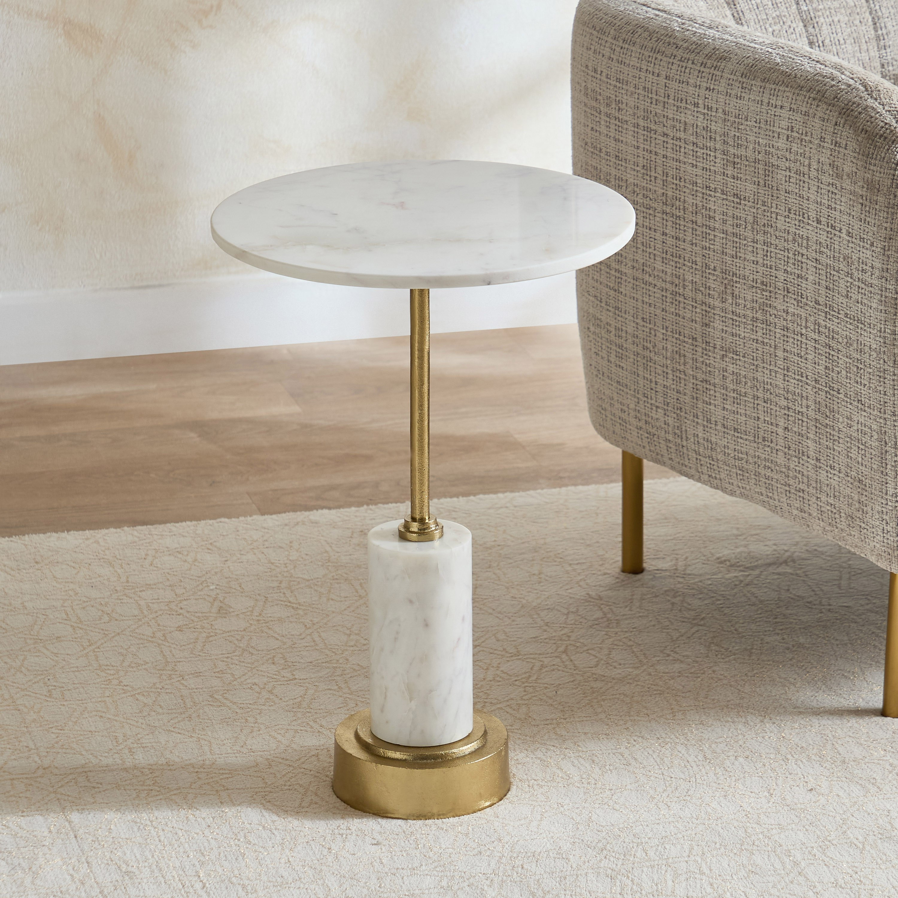 طاولة زينة بسطح رخامي ميلدا من كافون-hbxfurniture-livingroom-endtables-image-2