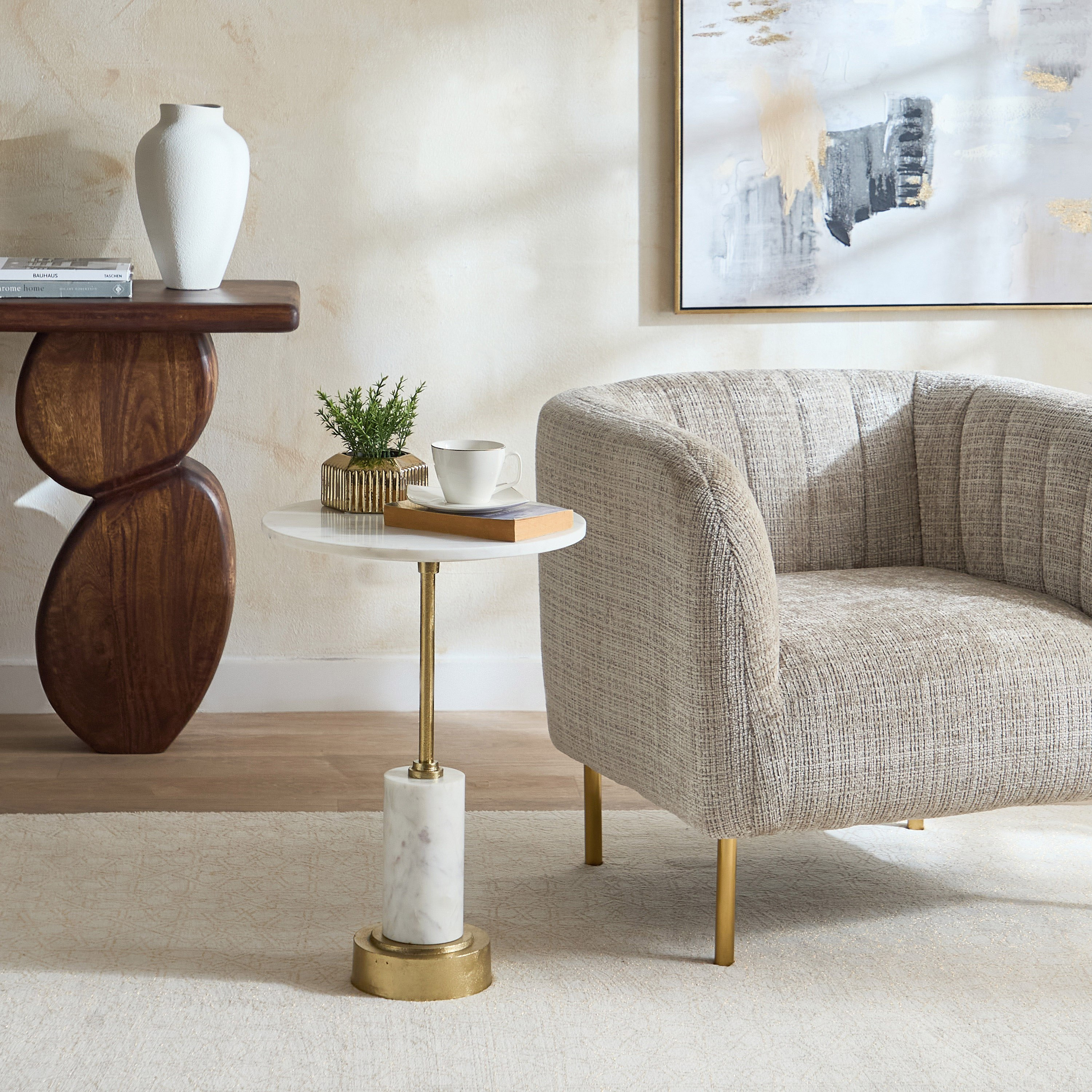 طاولة زينة بسطح رخامي ميلدا من كافون-hbxfurniture-livingroom-endtables-image-5