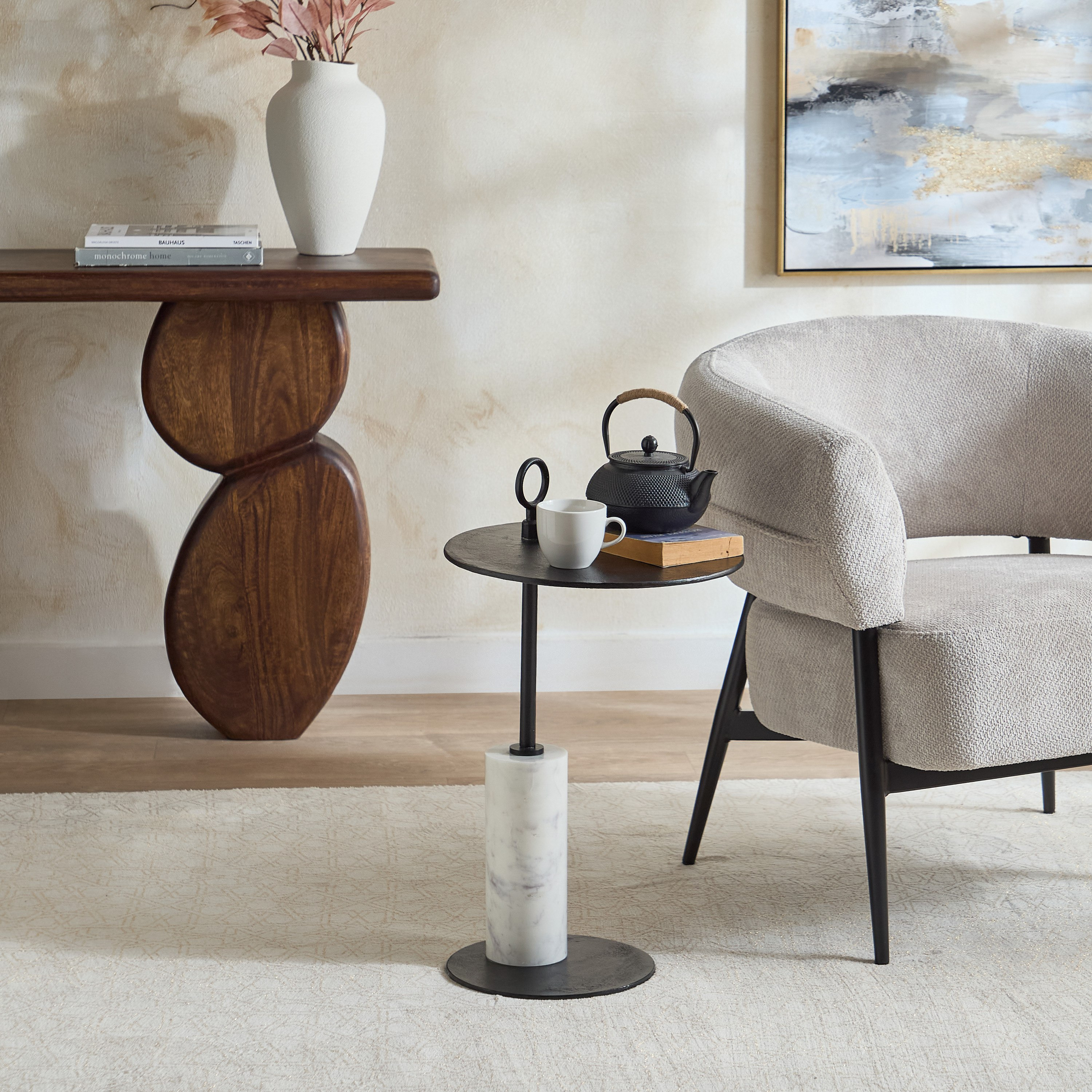 Vendra Isabela Geniune Marble Base Accent Table-hbxfurniture-livingroom-endtables-image-5