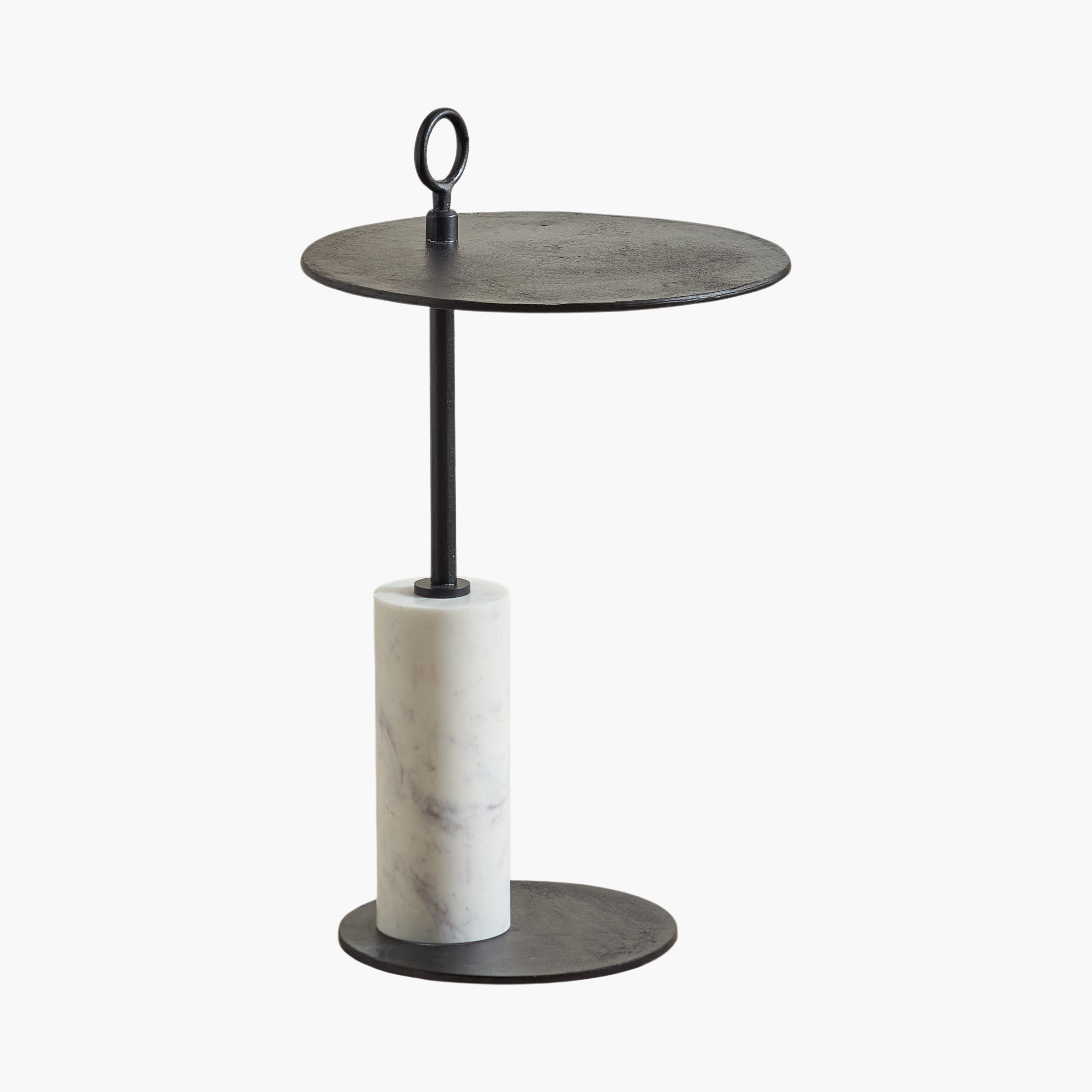 Vendra Isabela Geniune Marble Base Accent Table-hbxfurniture-livingroom-endtables-image-6