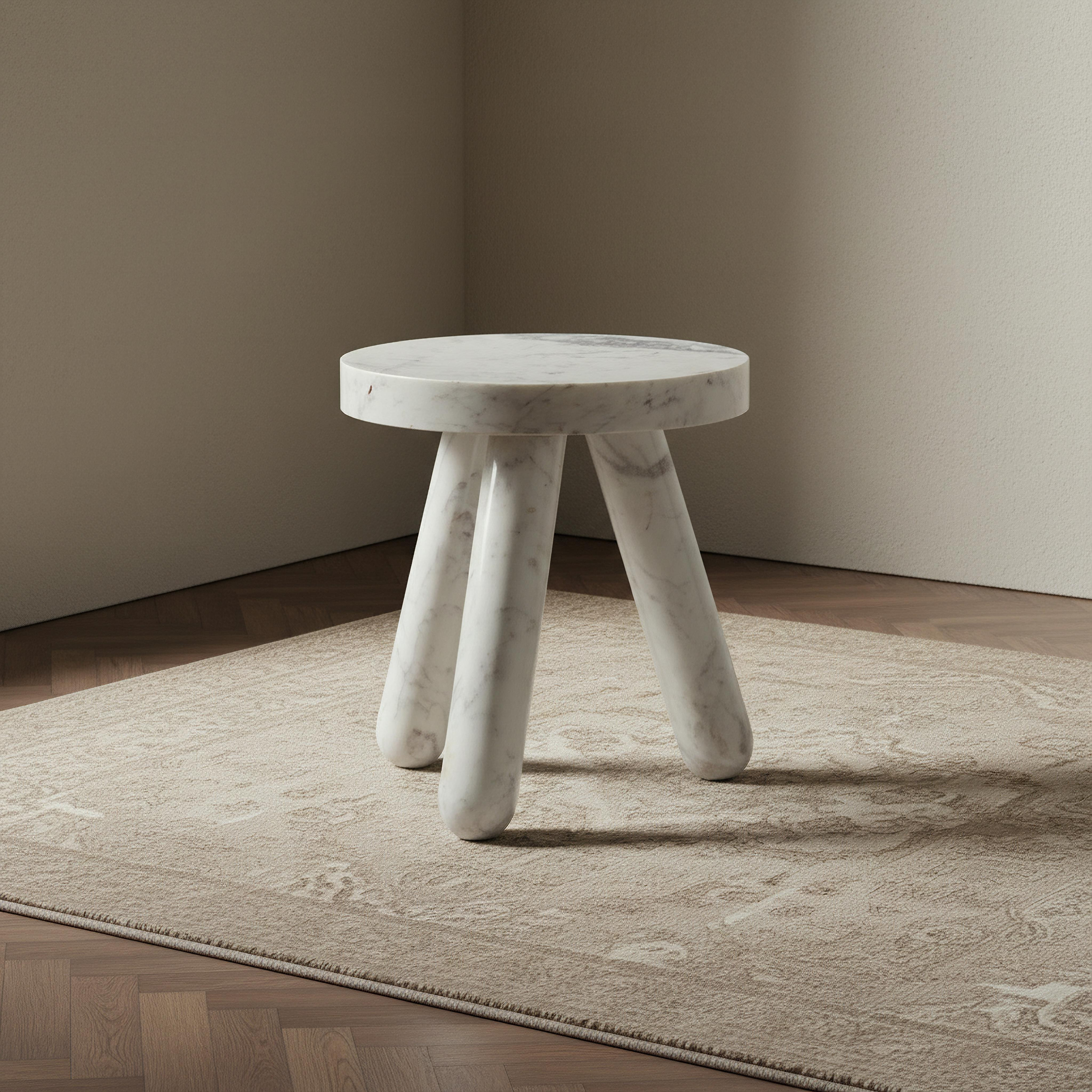 Cavon Harper Geniune Marble Accent Table-hbxfurniture-livingroom-endtables-image-1