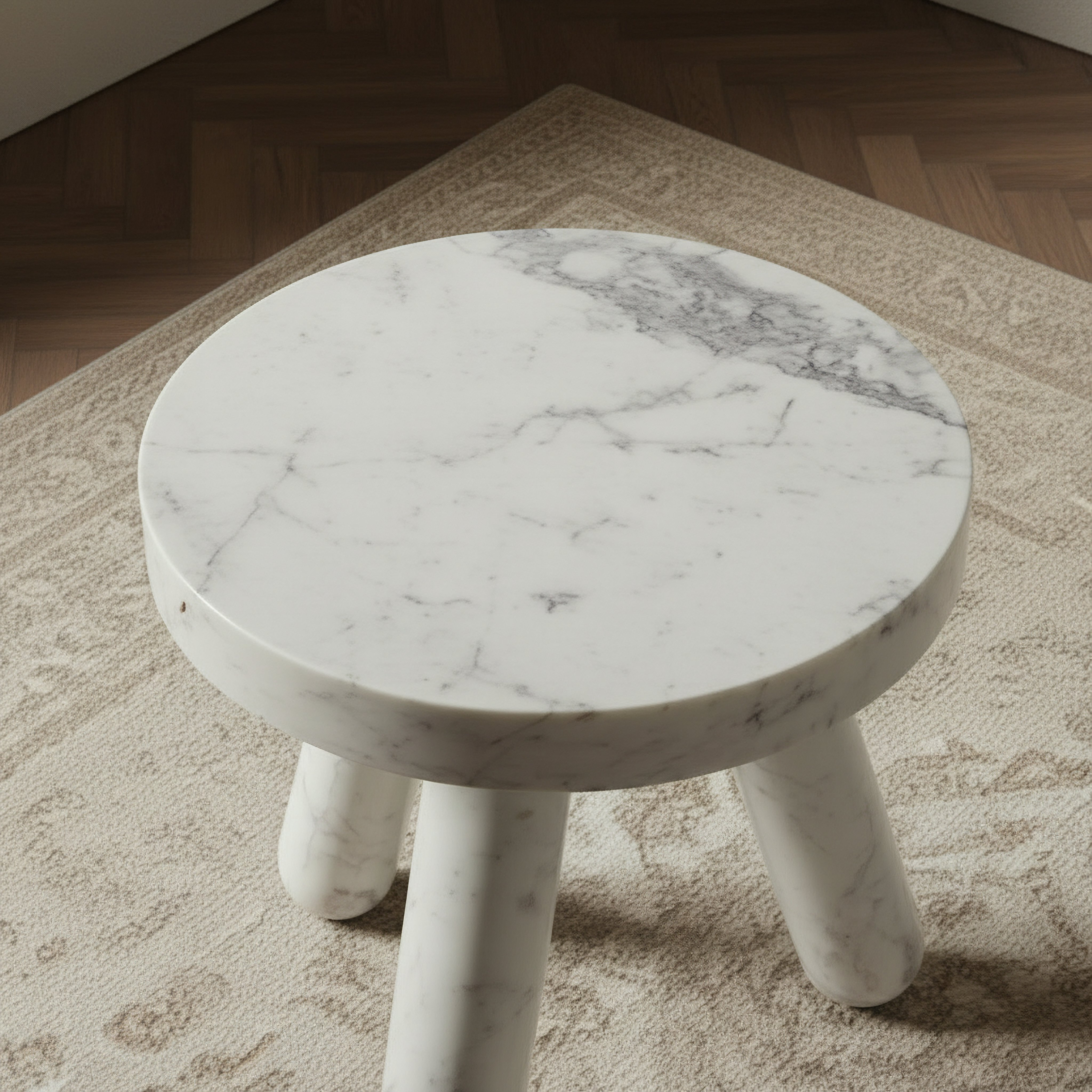 Cavon Harper Geniune Marble Accent Table-hbxfurniture-livingroom-endtables-image-2