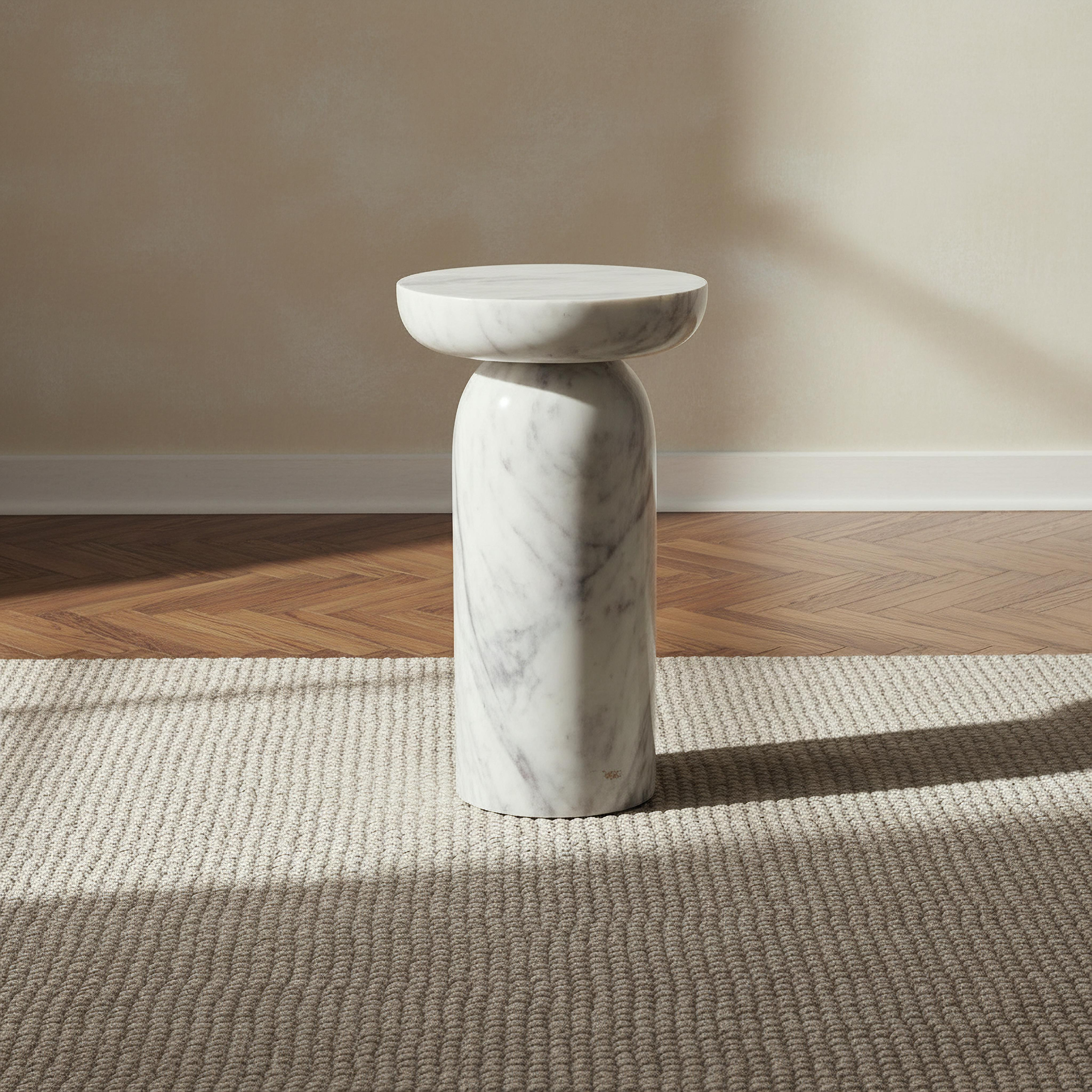 طاولة زينة بسطح رخام طبيعي فينسون من فيندرا-hbxfurniture-livingroom-endtables-image-1