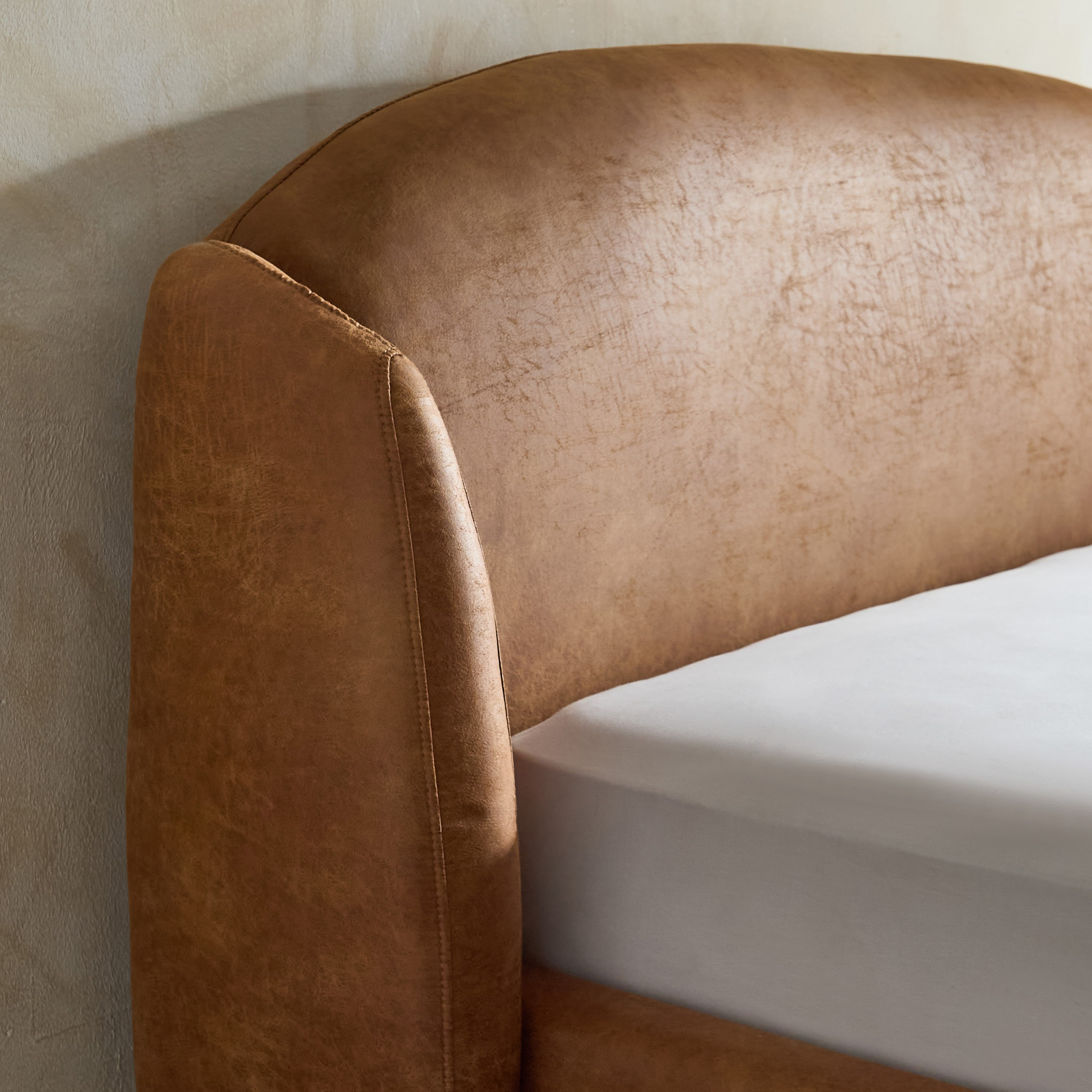 Marwell Dona Upholstered Queen Bed - 160x200 cm-hbxbedroom-bedsandbedsets-beds-queen-image-4