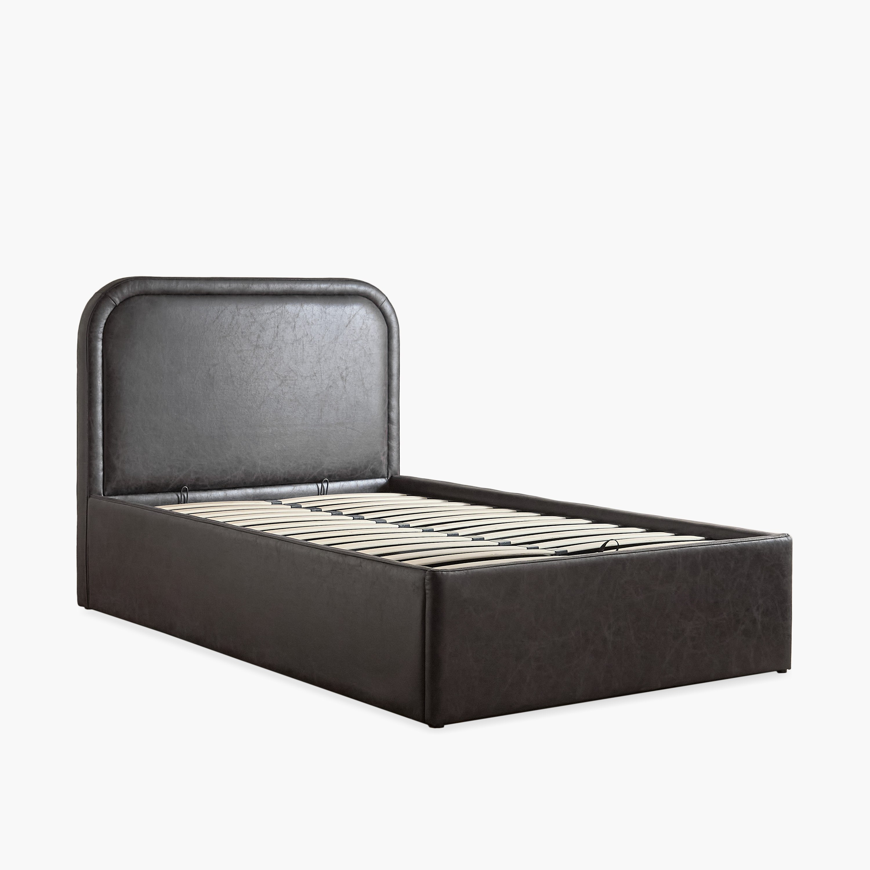 Movo Nordica Opal Upholstered Hydraulic Storage Twin Bed - 120x200 cm-hbxbedroom-bedsandbedsets-upholsteredbeds-twin-image-11