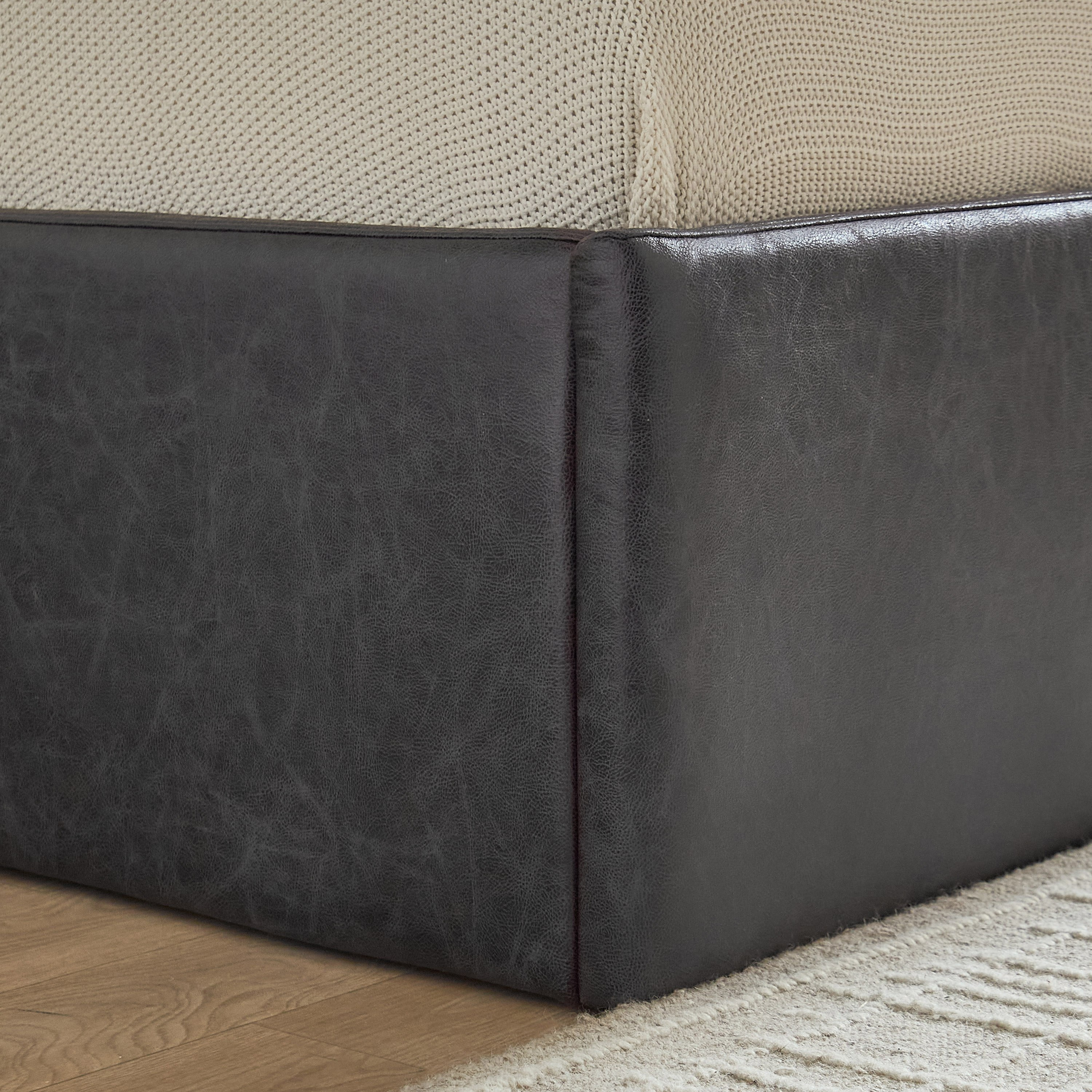 Movo Nordica Opal Upholstered Hydraulic Storage Single Bed - 90x200 cm-hbxkidsandyouth-bedsandbedsets-beds-single-image-8