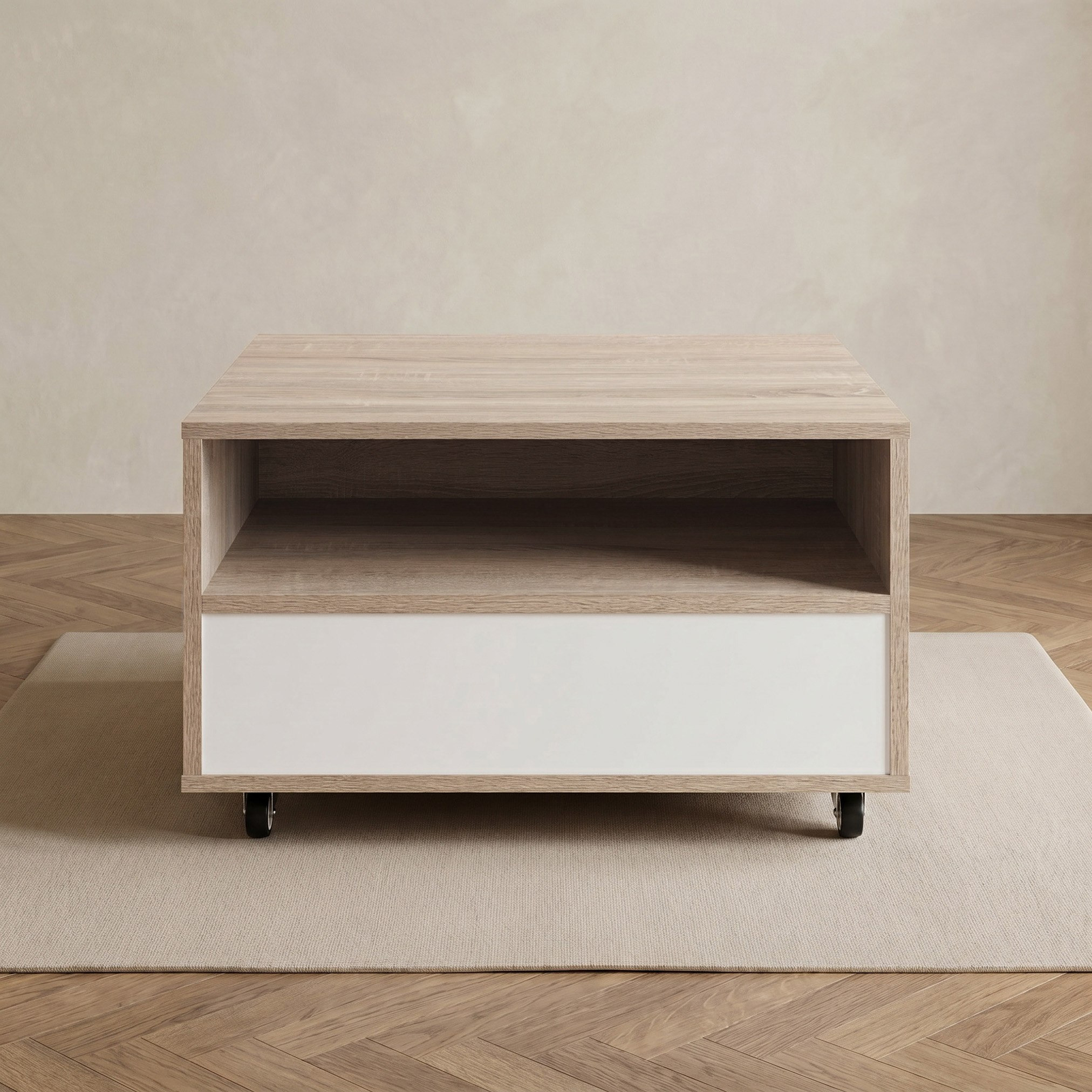 Cebu Compact Coffee Table with Drawer and Castor wheels-PROMO_HB_UAE_THRESHOLD_Furniture_020426-image-2