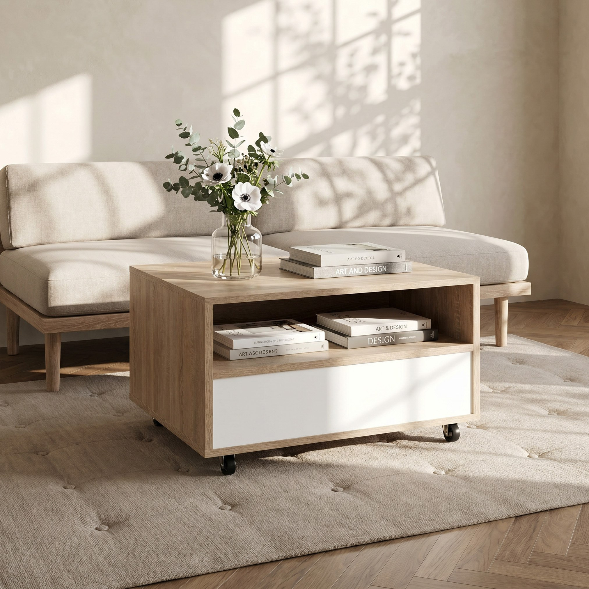 Cebu Compact Coffee Table with Drawer and Castor wheels-PROMO_HB_UAE_THRESHOLD_Furniture_020426-image-5