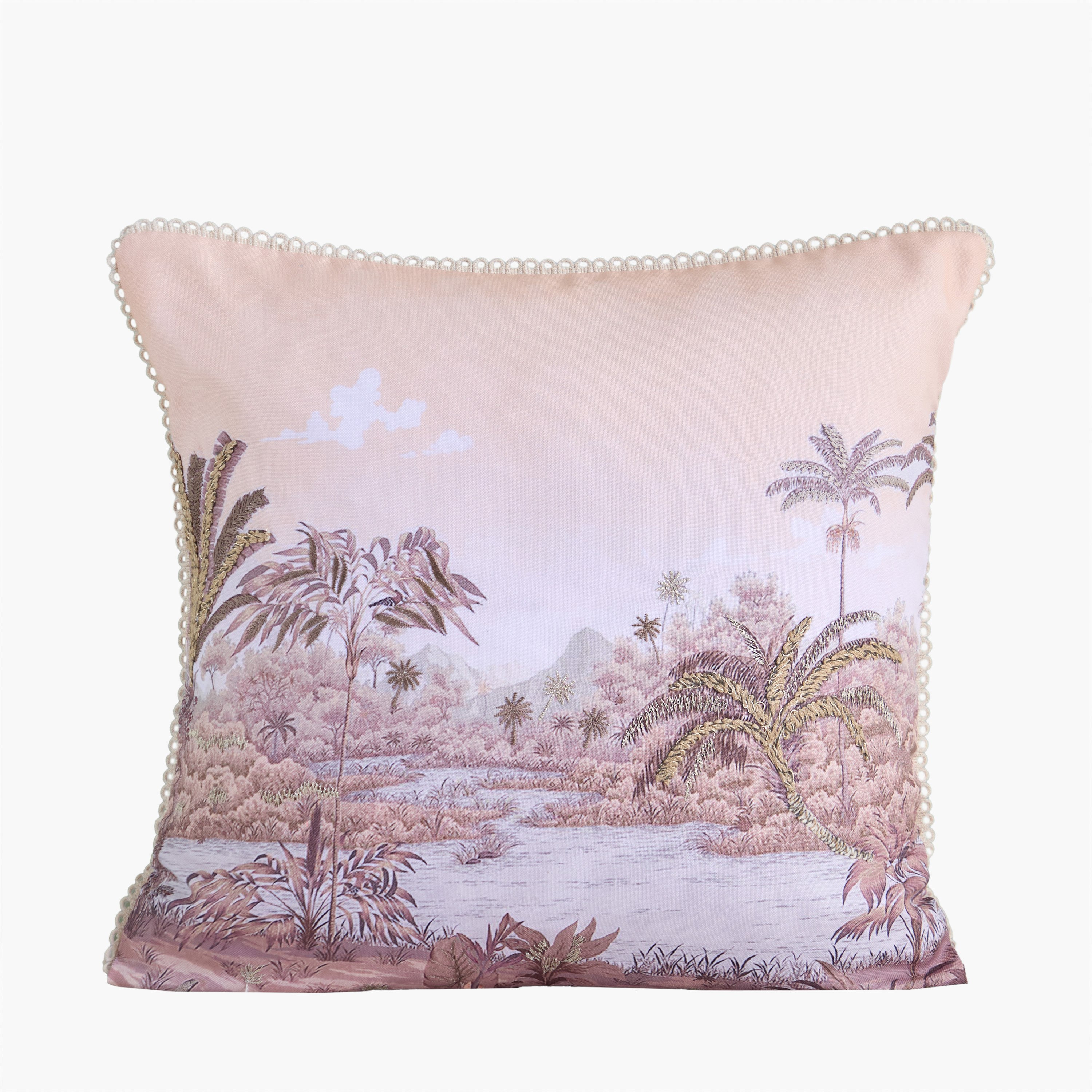 وسادة محشوة بتصميم واحة نهر من صحارا - 50x50 سم-hbxlivingroom-furnishings-cushionsandcovers-filledcushions-image-5