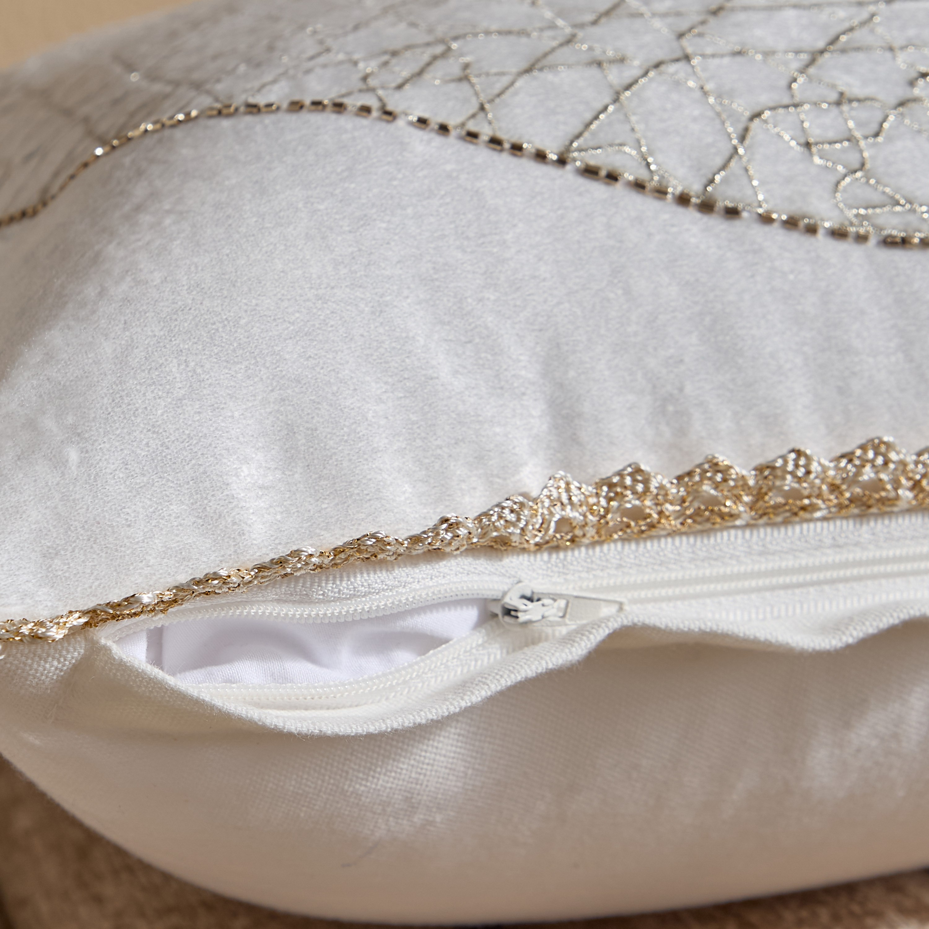 Layali Moon and Star Filled Cushion - 45x45 cm-hbxlivingroom-furnishings-cushionsandcovers-filledcushions-image-3