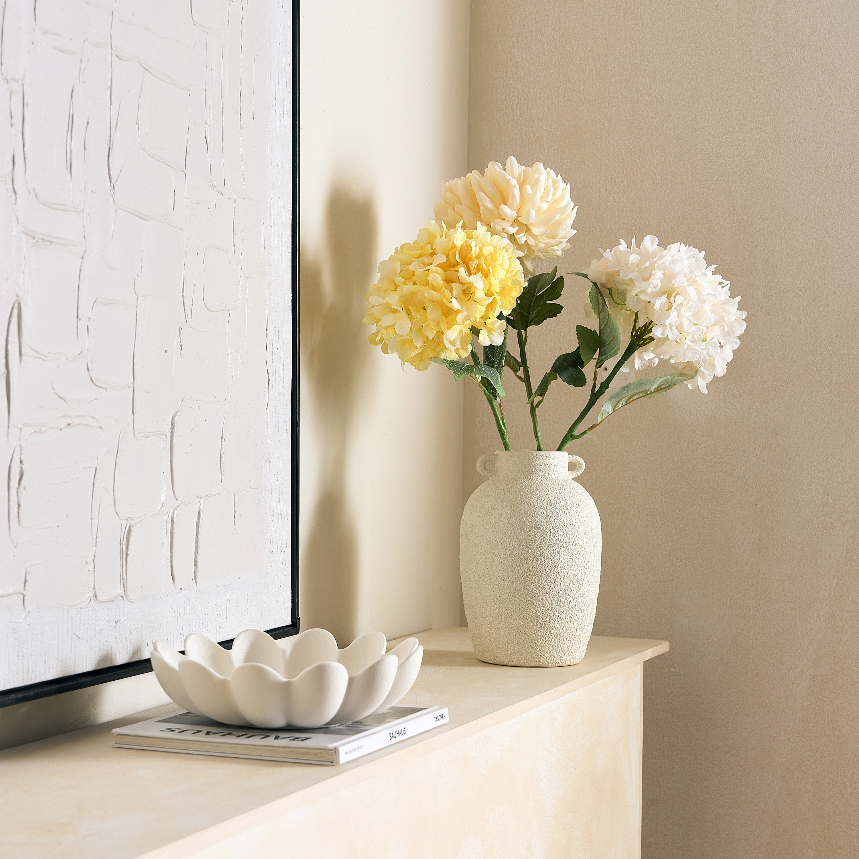 غصن زهرة هيدرانجيا من فلوريت - 53 سم-hbxdecorandfurnishings-homeaccessories-artificialflowersandplants-image-7