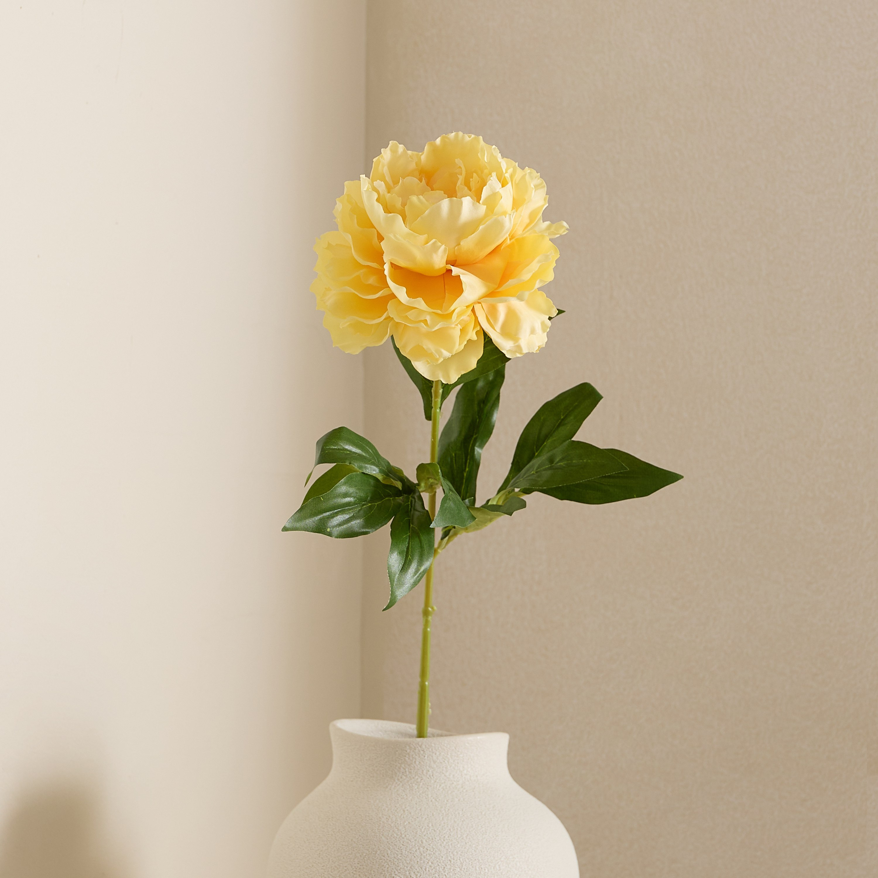 Floret Single Peony Flower Stick - 66 cm-hbxdecorandfurnishings-homeaccessories-artificialflowersandplants-image-5