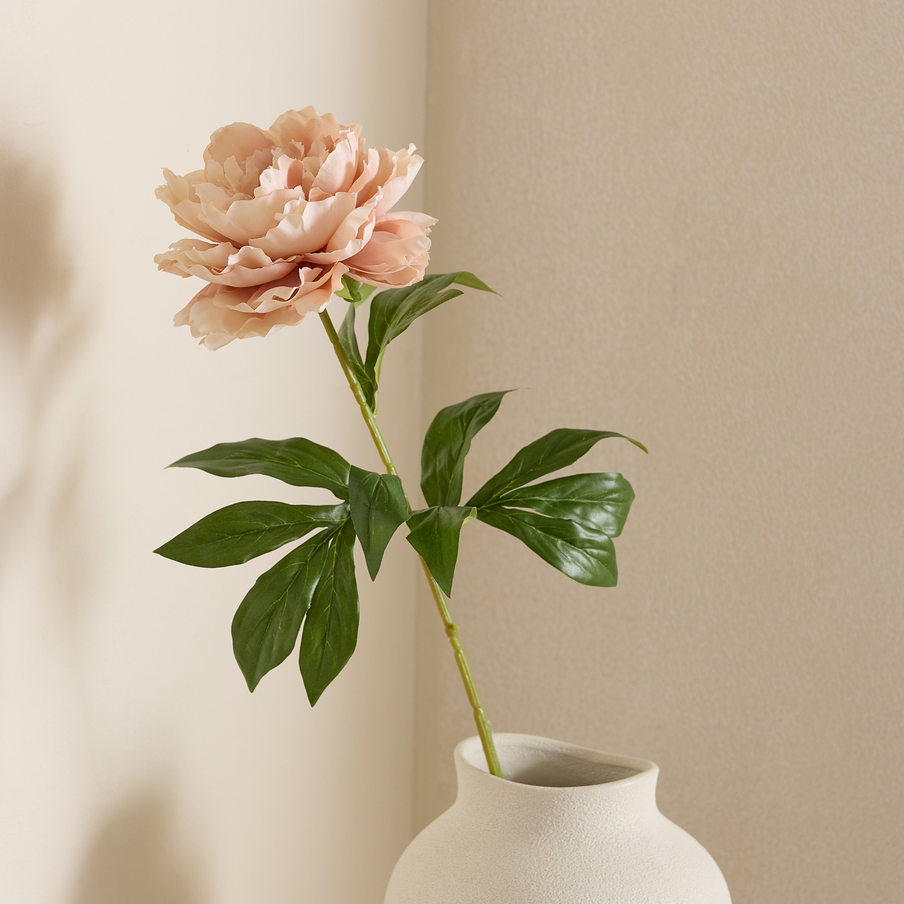 Floret Single Peony Flower Stick - 66 cm-hbxdecorandfurnishings-homeaccessories-artificialflowersandplants-image-5