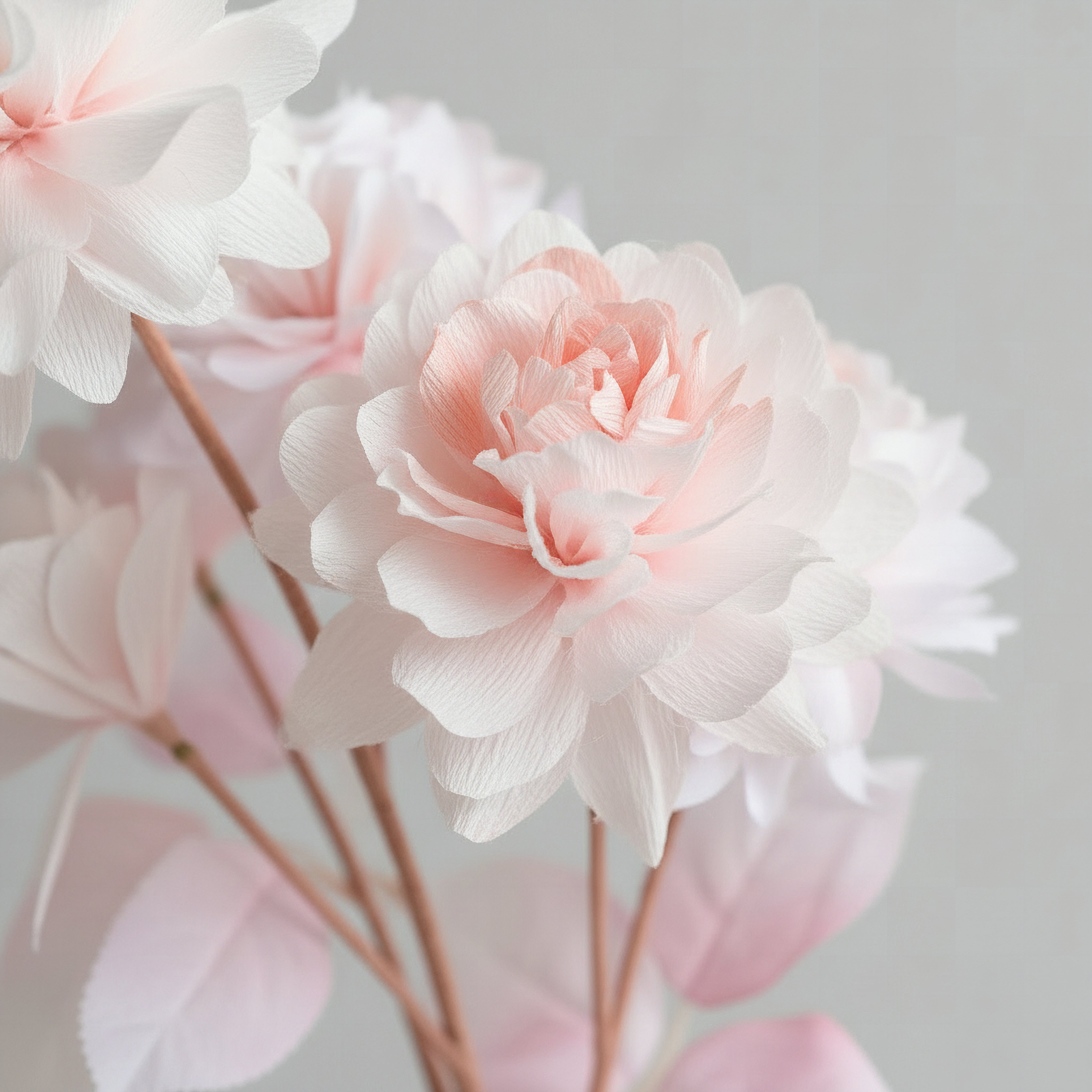 Floret Cotton Rose Spray Flowers - 72 cm-hbxdecorandfurnishings-homeaccessories-artificialflowersandplants-image-2