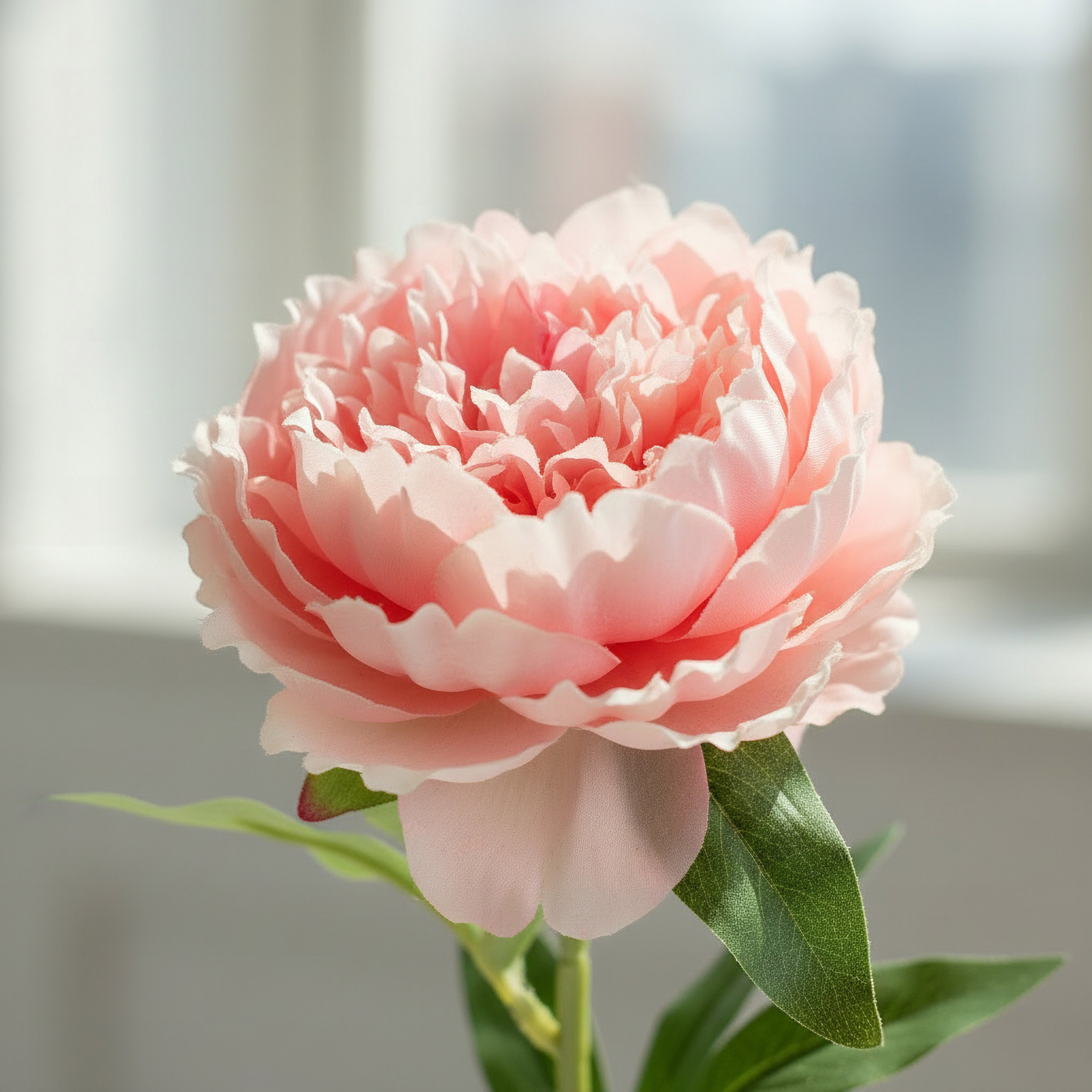 Floret Single Peony Flower Stick - 80 cm-hbxdecorandfurnishings-homeaccessories-artificialflowersandplants-image-2