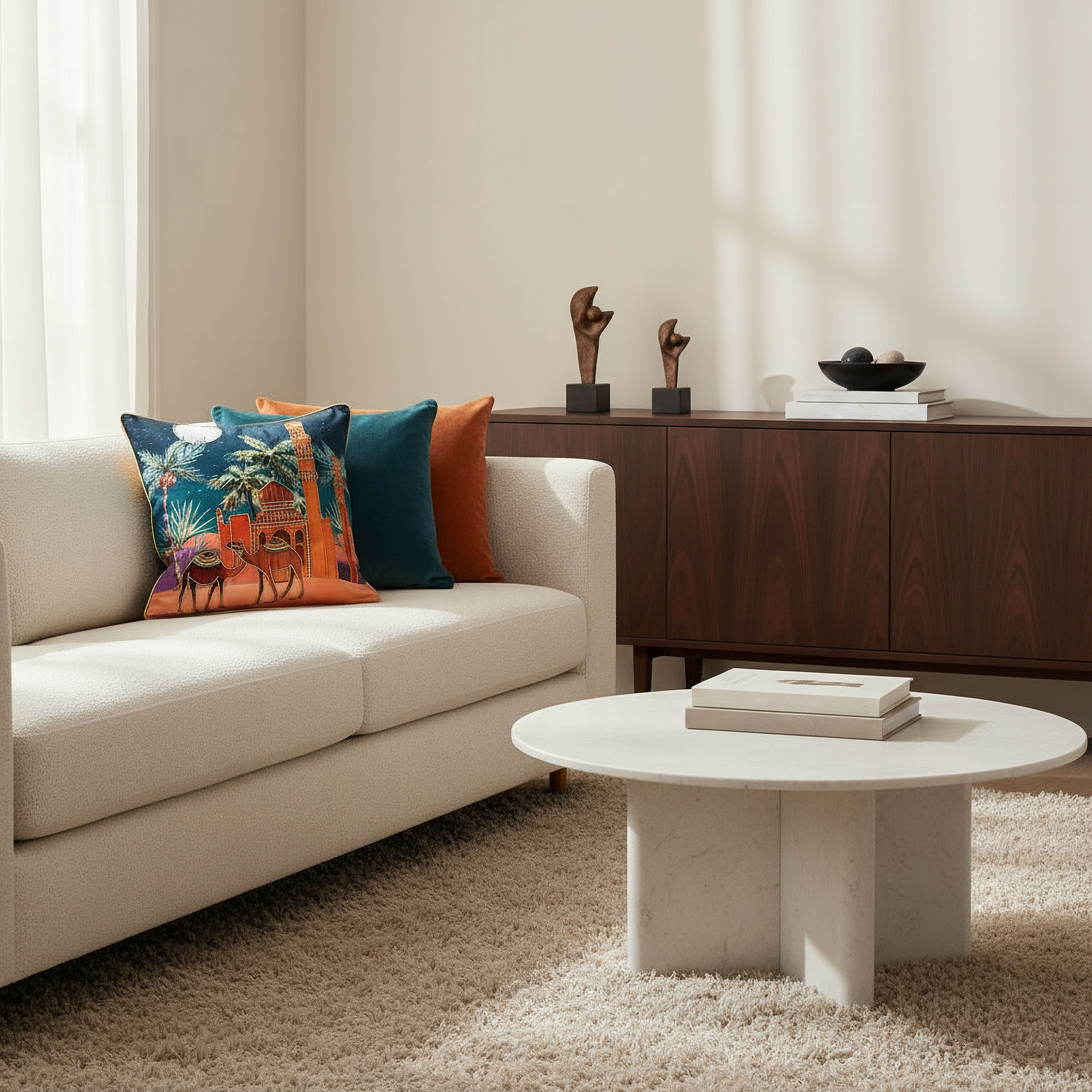 وسادة محشوة بتصميم جمل من أرابيان نايت - ‎45×45 سم‎-hbxhomeware-hbxbedroom-image-3