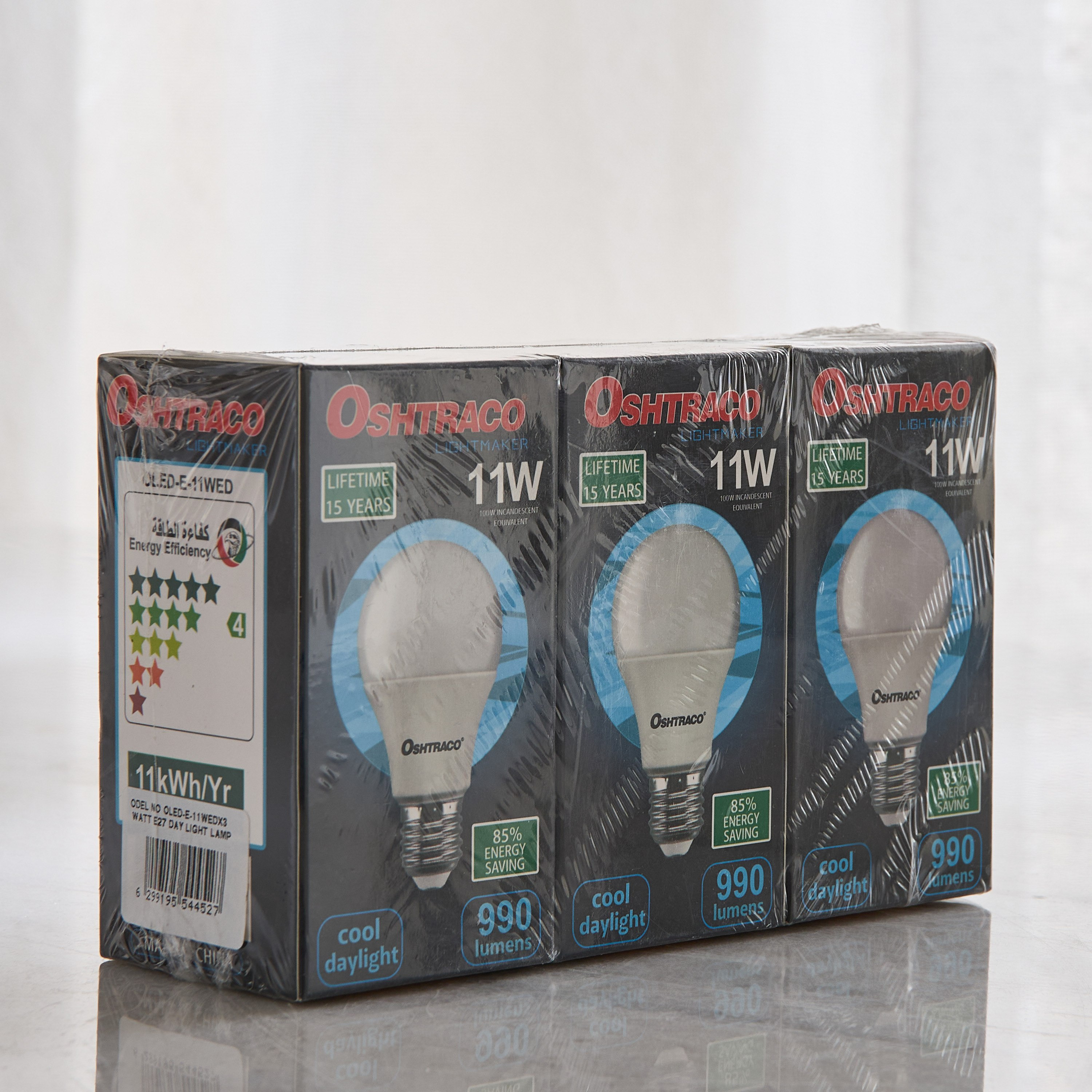 Oshtraco 11-Watt 6500K E27 Bulb - Set of 3-hbxbedroom-lighting-lightingaccessories-image-3