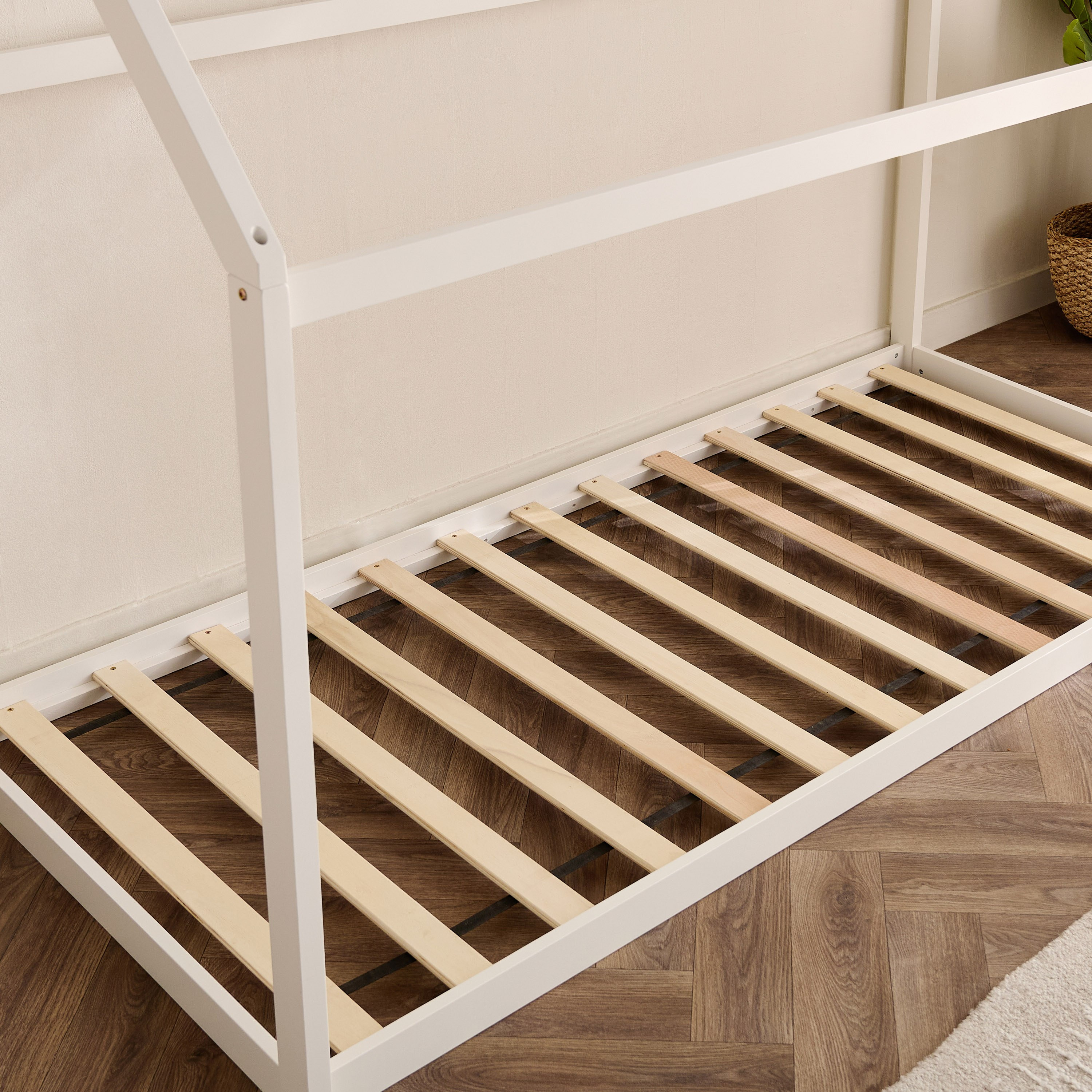 Movo Stova Vanilla Single House Bed - 90x200 cm-hbxfurniture-bedsandbedsets-beds-single-image-6