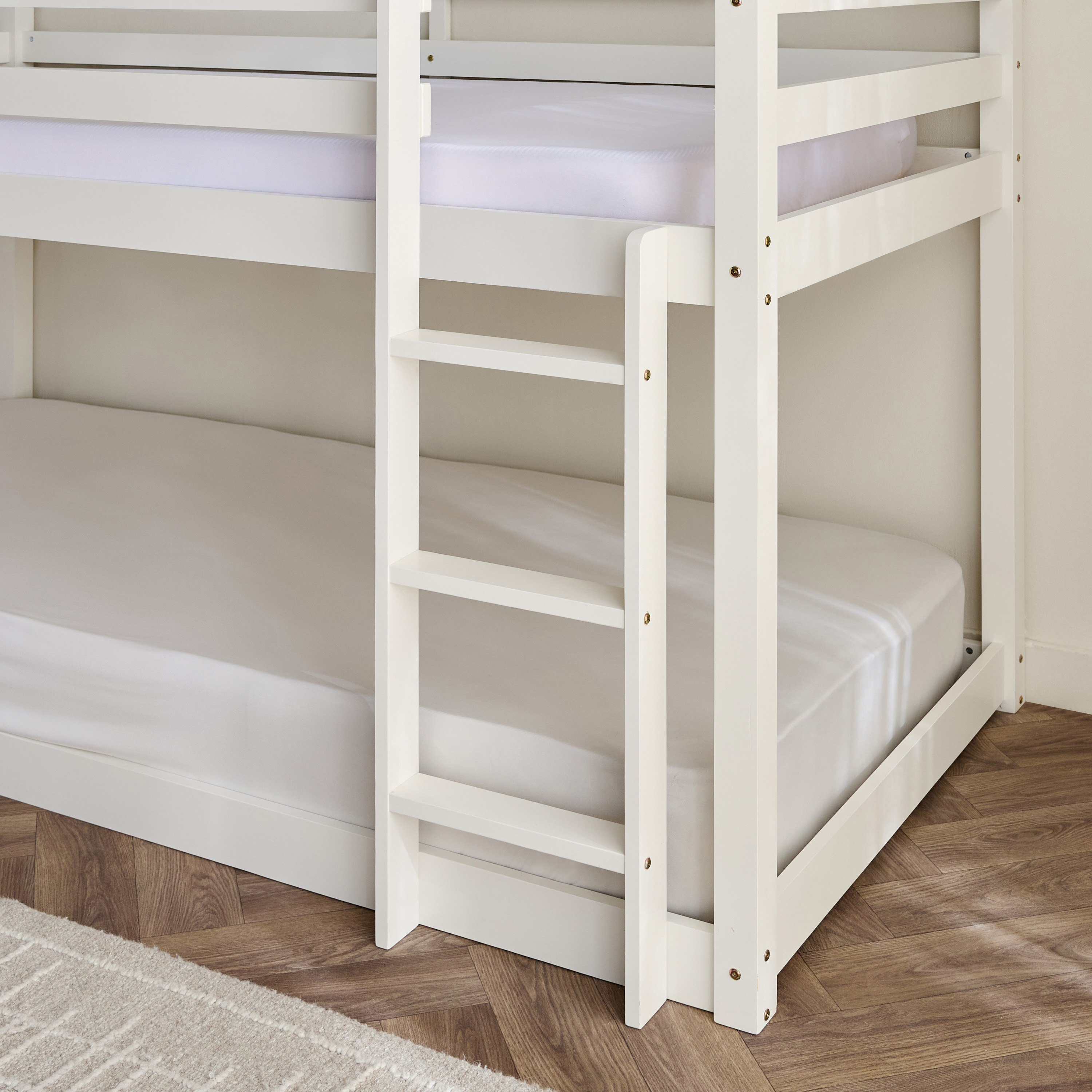 Stova Vanilla Floor Bunk Bed - 90x200 cm-hbxkidsandyouth-bedsandbedsets-bunkbeds-single-image-3