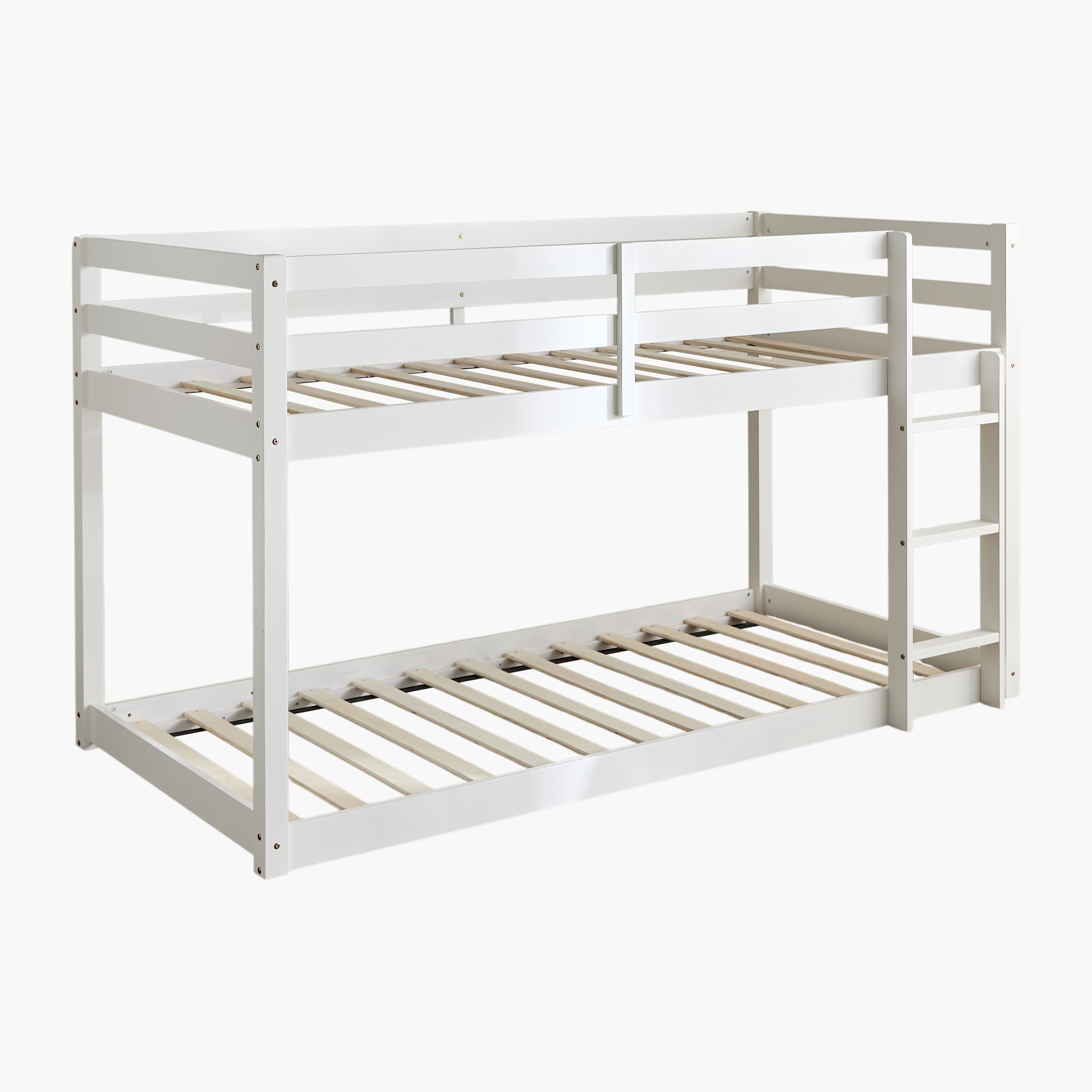 Stova Vanilla Floor Bunk Bed - 90x200 cm-hbxkidsandyouth-bedsandbedsets-bunkbeds-single-image-7