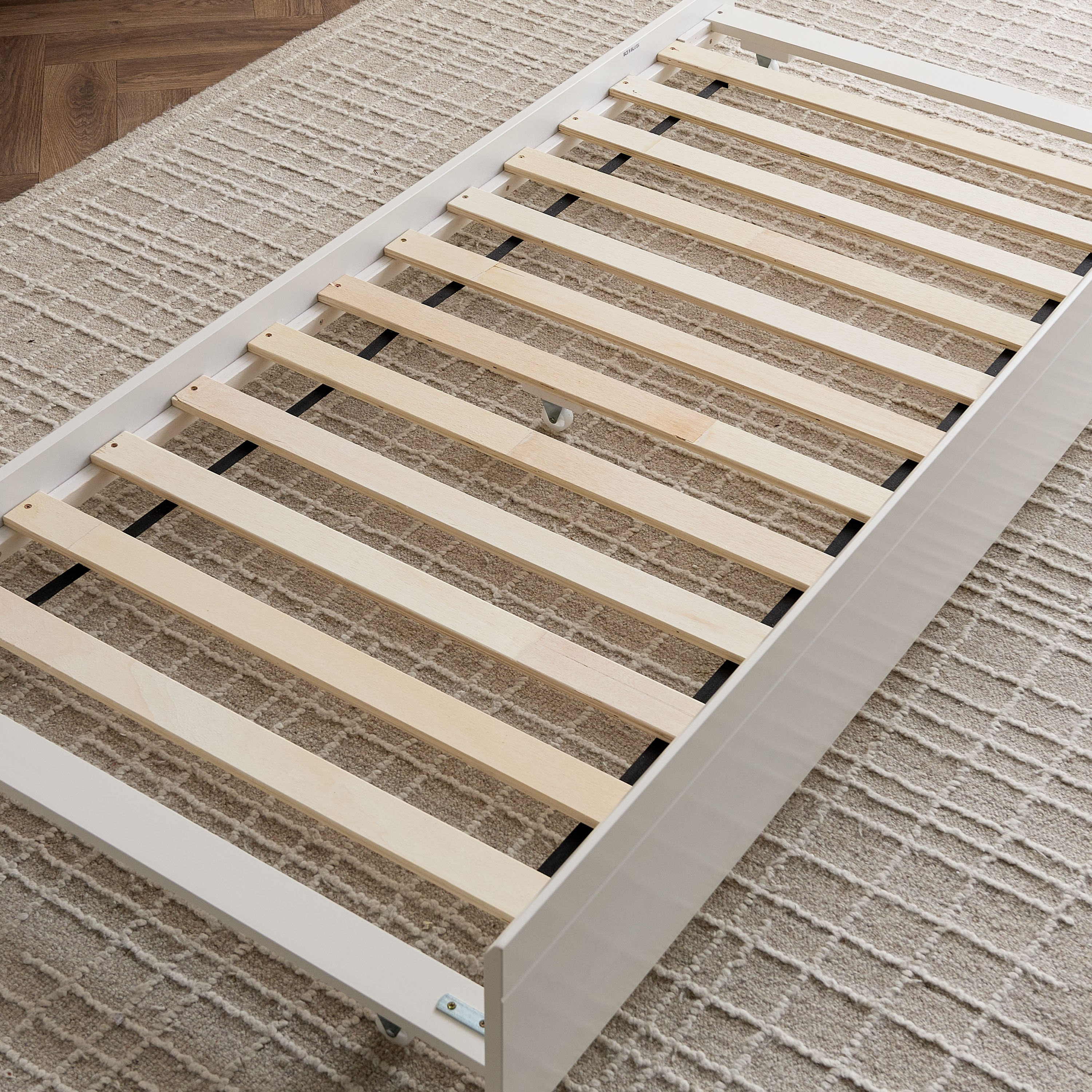 Movo Ivory Stova Single Trundle - 90x190 cm-hbxfurniture-bedsandbedsets-daybeds-image-3