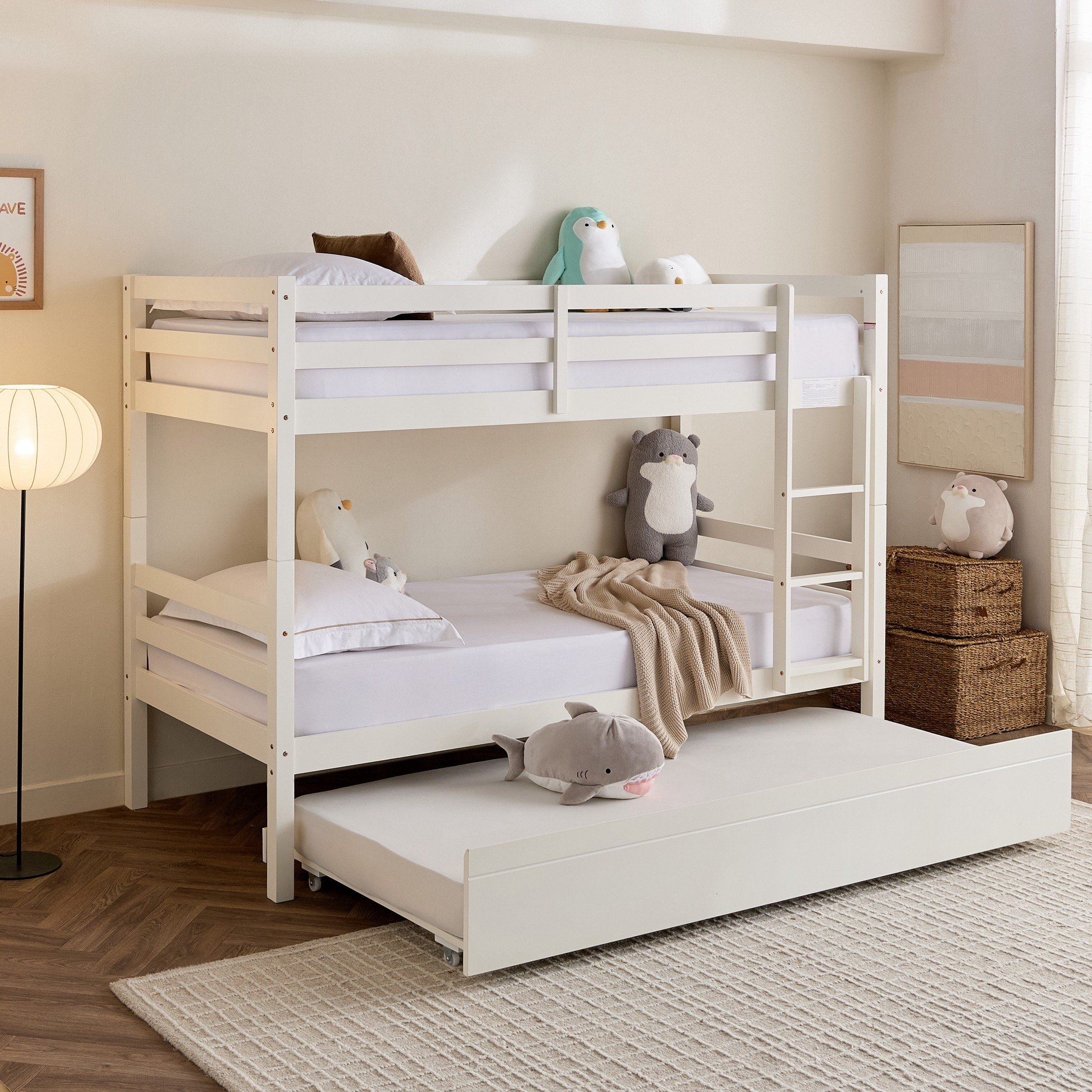 Movo Ivory Stova Single Trundle - 90x190 cm-hbxfurniture-bedsandbedsets-daybeds-image-6