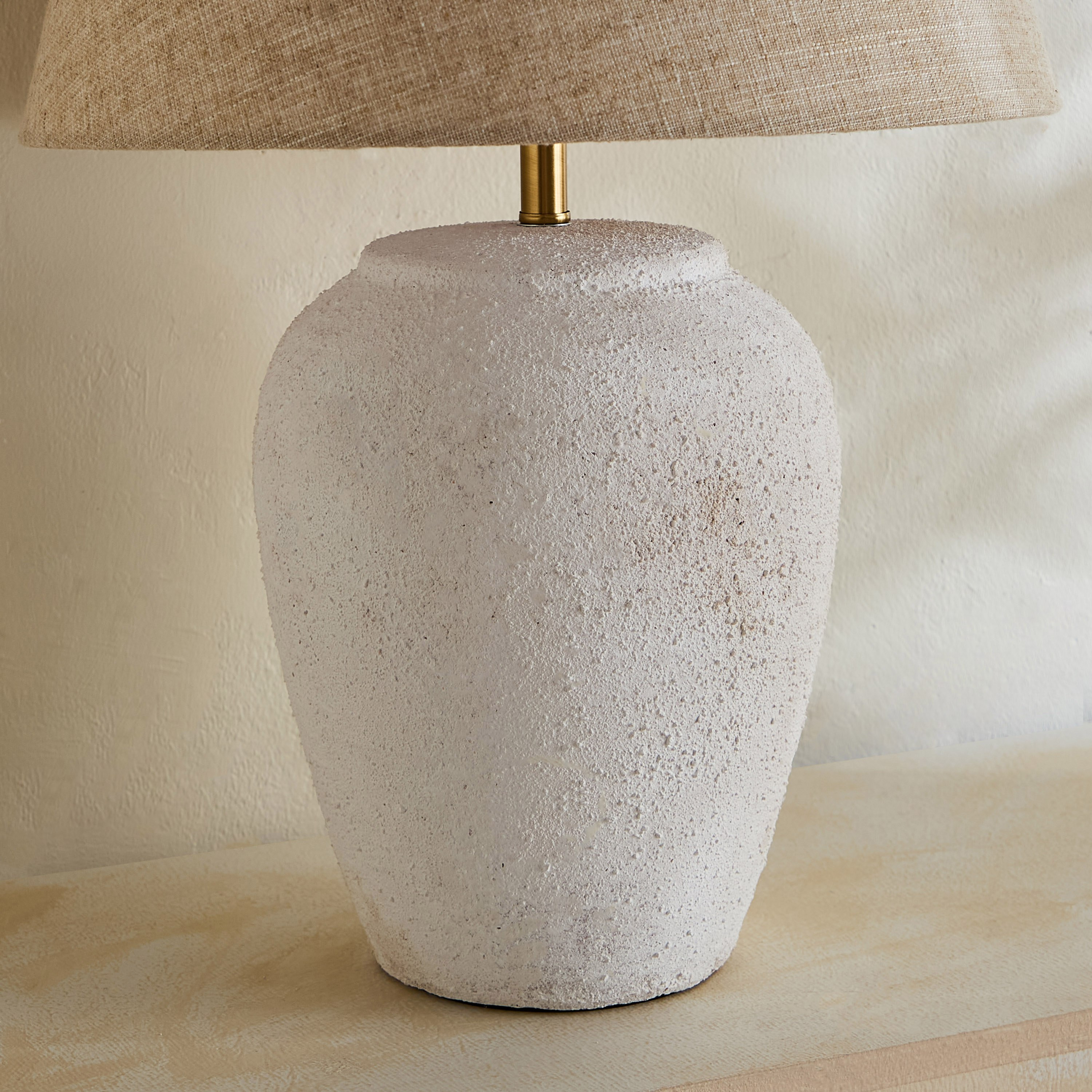 Emzie Big Size Ceramic Table Lamp with Linen Shade - 35x53.5 cm-hbxlivingroom-lighting-tablelamps-image-8