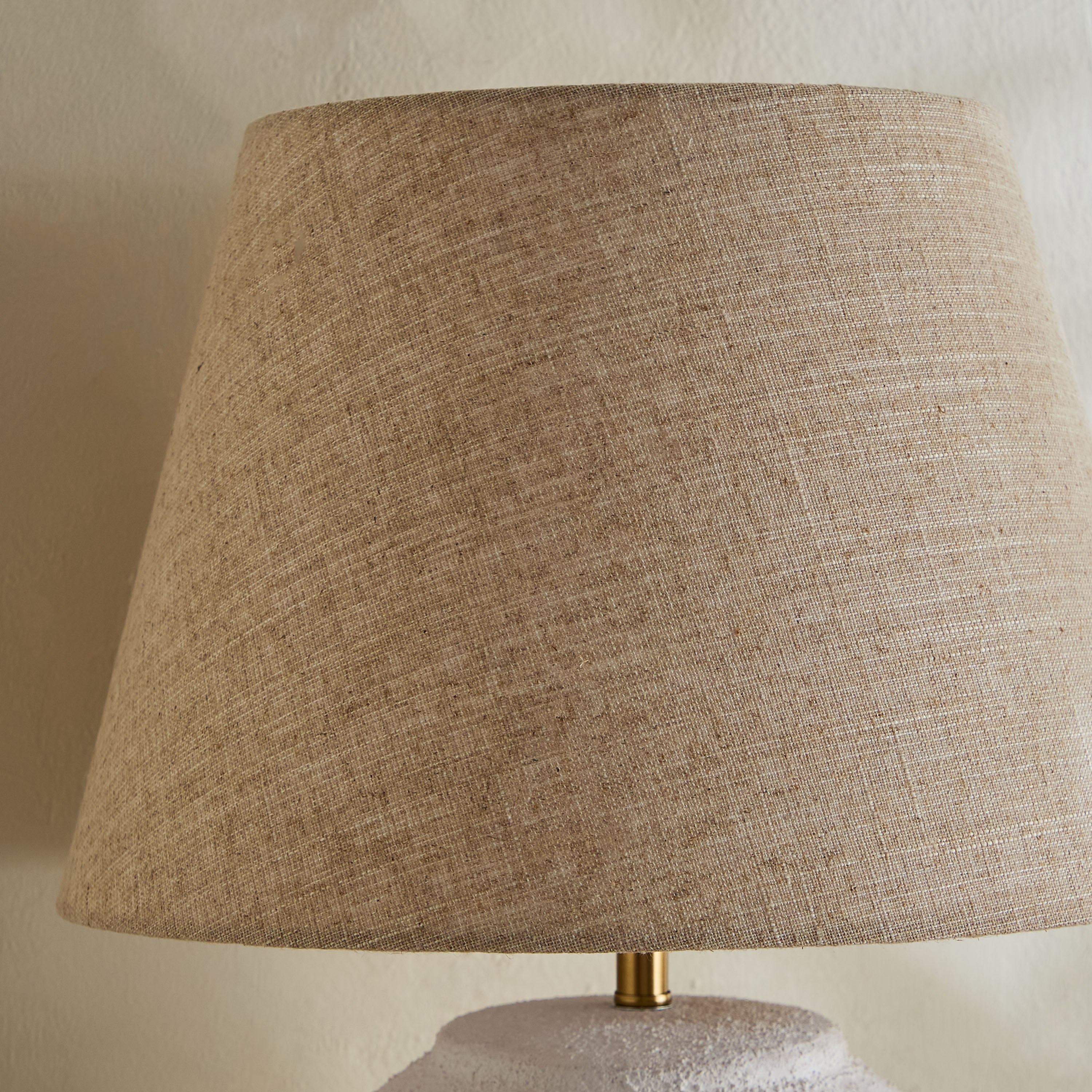 Emzie Big Size Ceramic Table Lamp with Linen Shade - 35x53.5 cm-hbxlivingroom-lighting-tablelamps-image-9