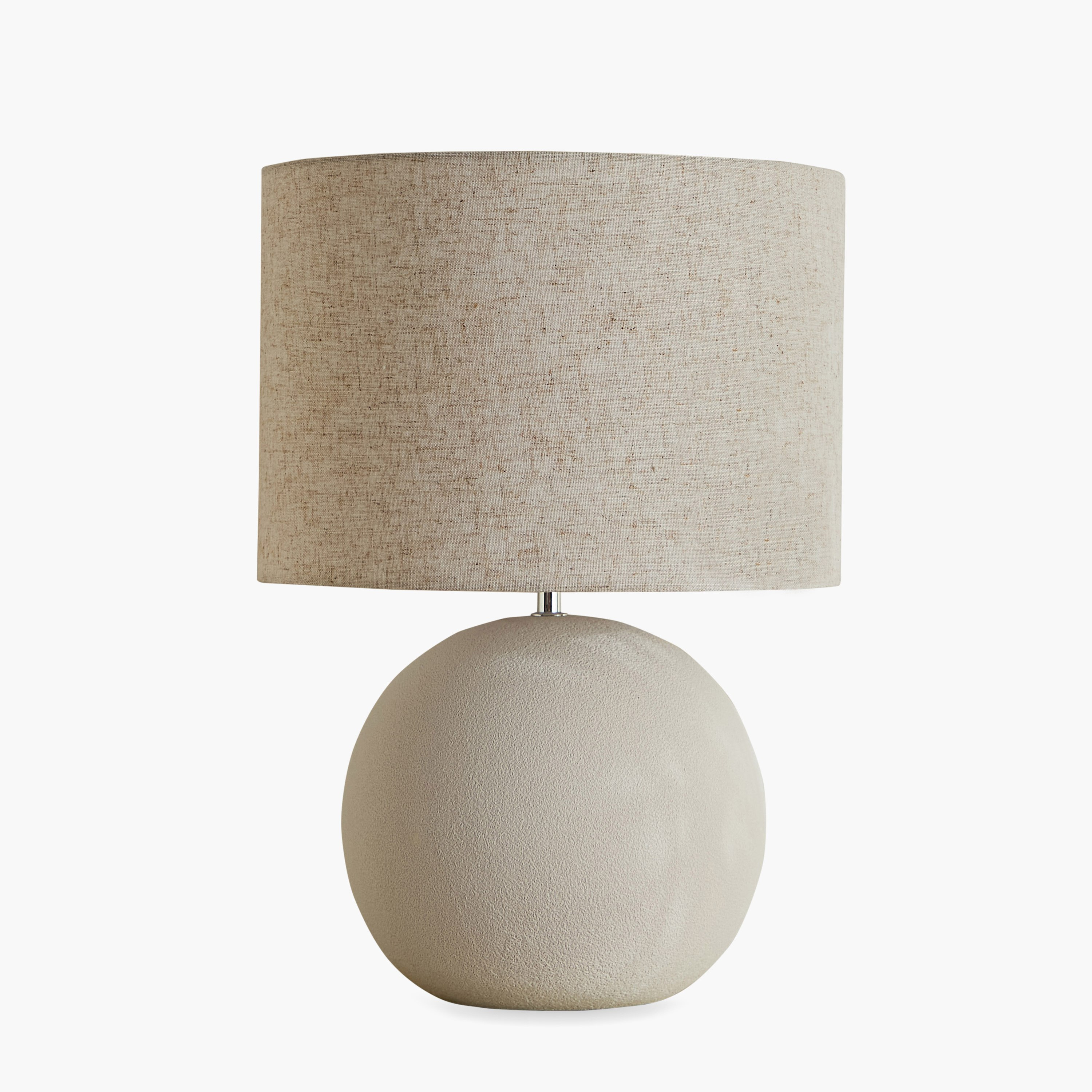 Emzie Big Size Ceramic Table Lamp with Linen Shade - 38x51.5 cm-hbxlivingroom-lighting-tablelamps-image-11