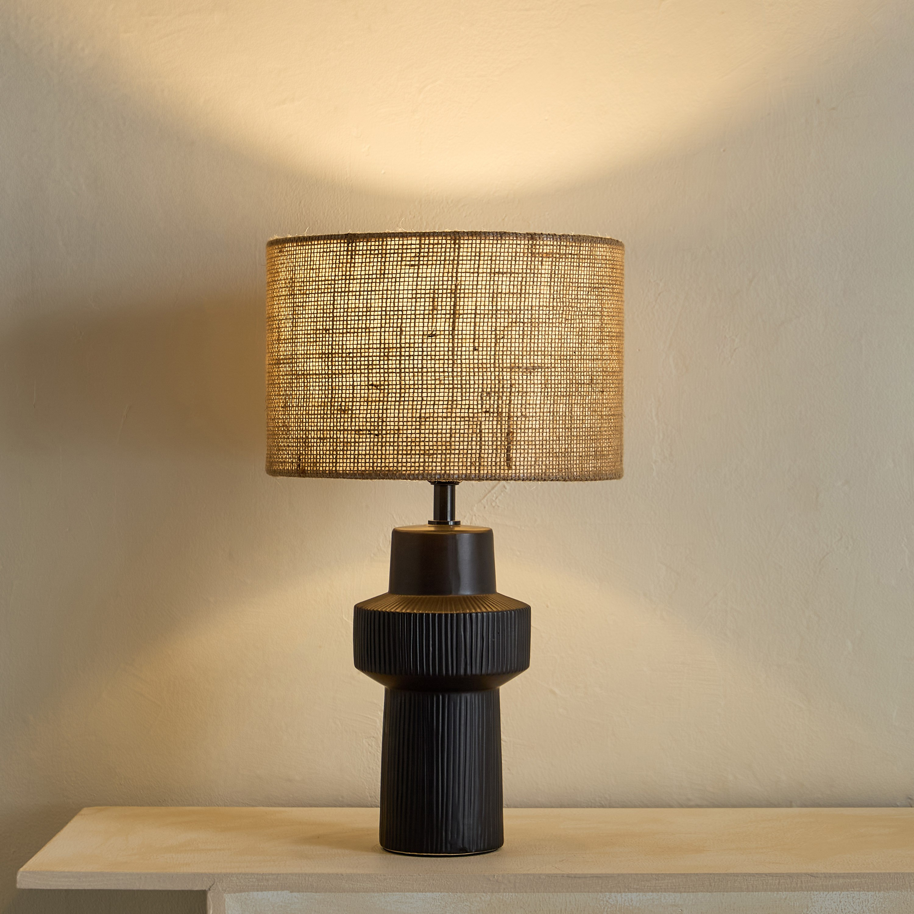 Emzie Table Lamp with Linen Shade - 43 cm-hbxlivingroom-lighting-tablelamps-image-7