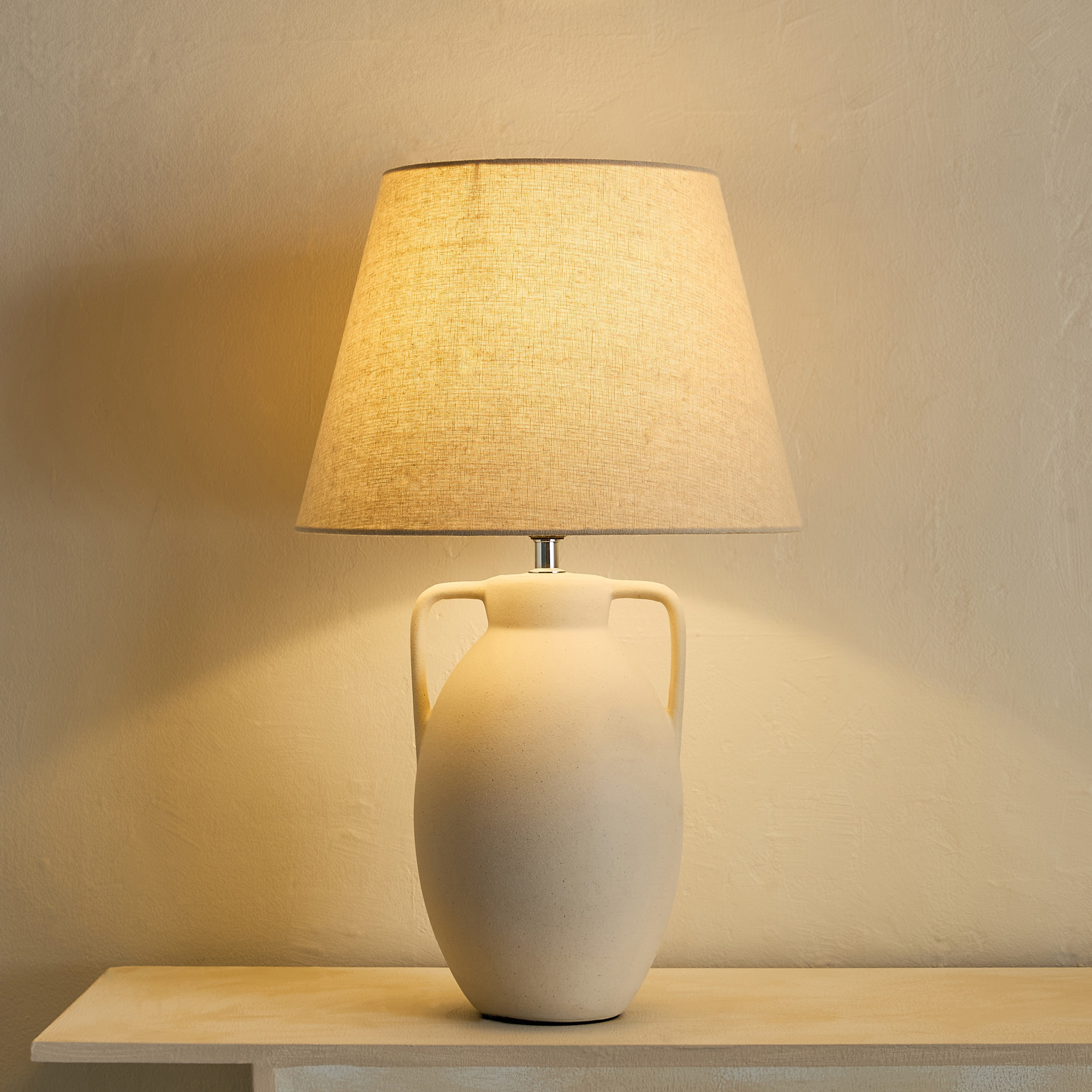 Emzie Table Lamp with Linen Lampshade - 52 cm-hbxlivingroom-lighting-tablelamps-image-7