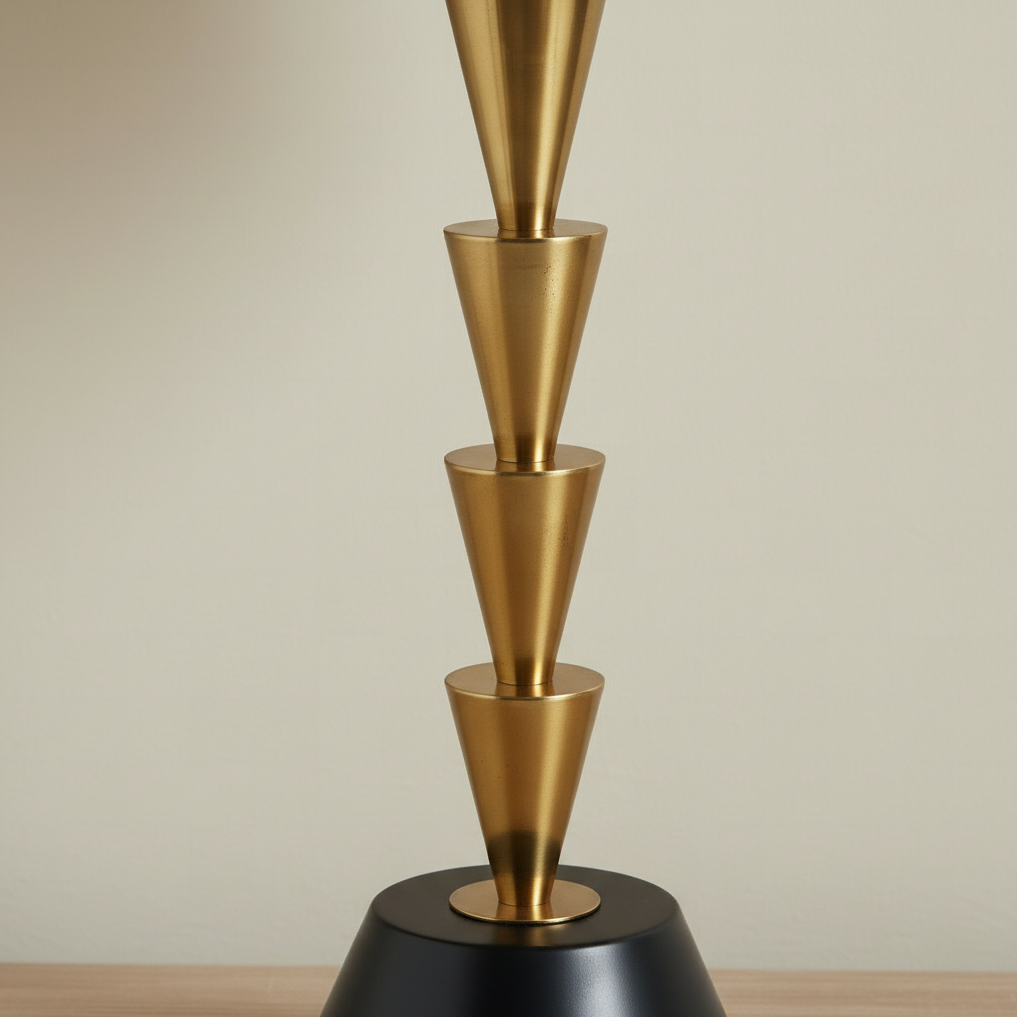 Zeston Metal Table Lamp with Pleated Shade - 59 cm-hbxlivingroom-lighting-tablelamps-image-4