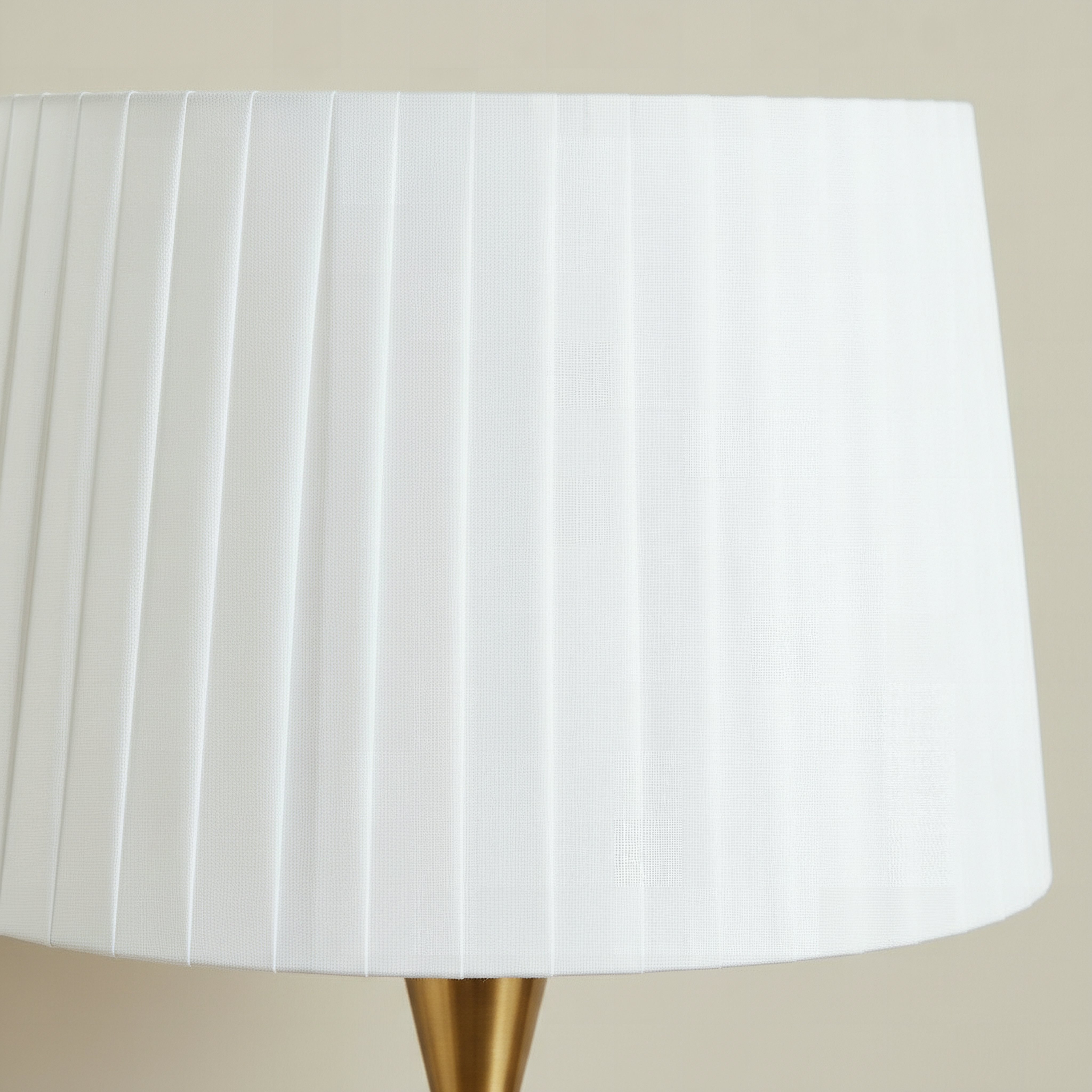 Zeston Metal Table Lamp with Pleated Shade - 59 cm-hbxlivingroom-lighting-tablelamps-image-3