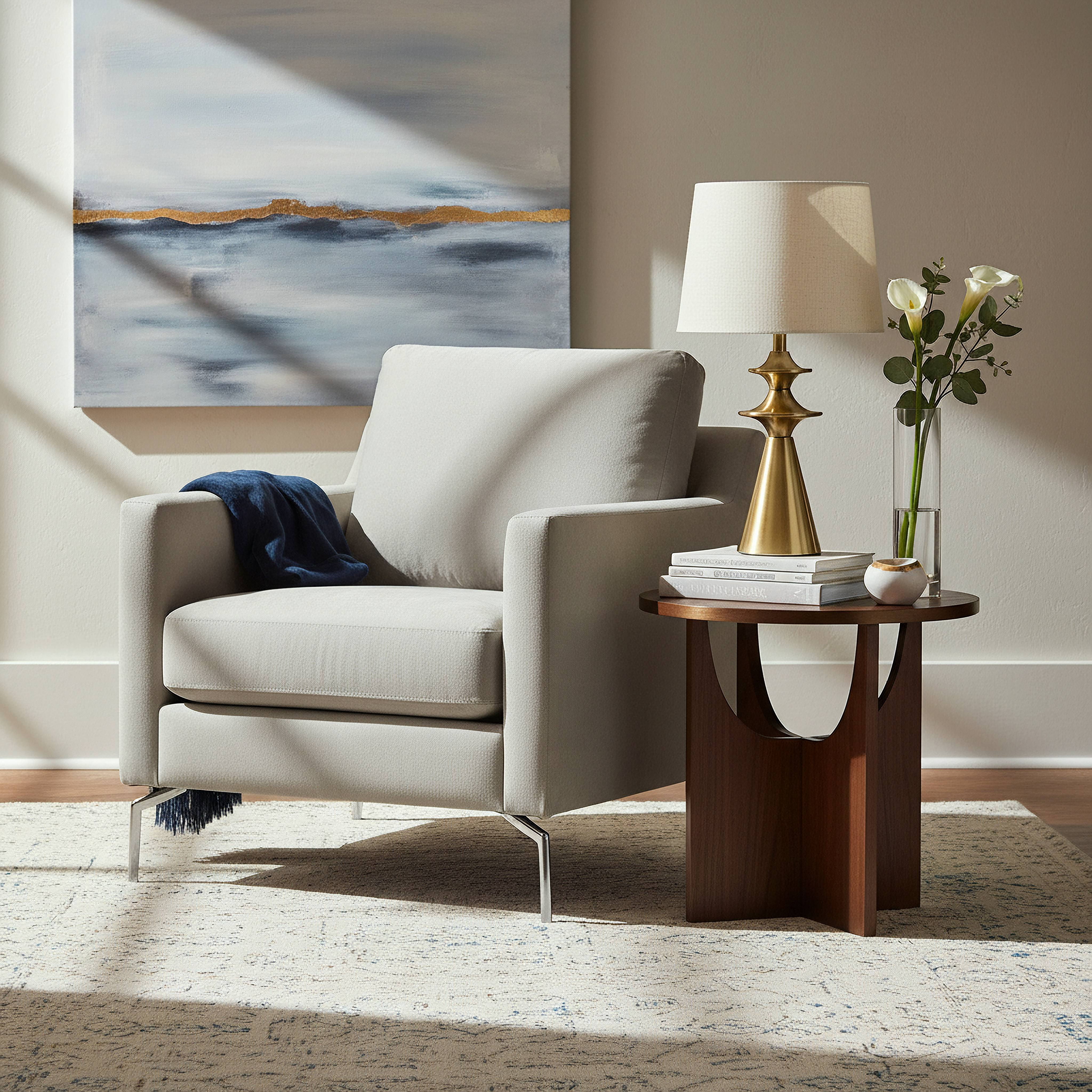 Zeston Metal Table Lamp with Linen Shade - 56 cm-hbxlivingroom-lighting-tablelamps-image-5