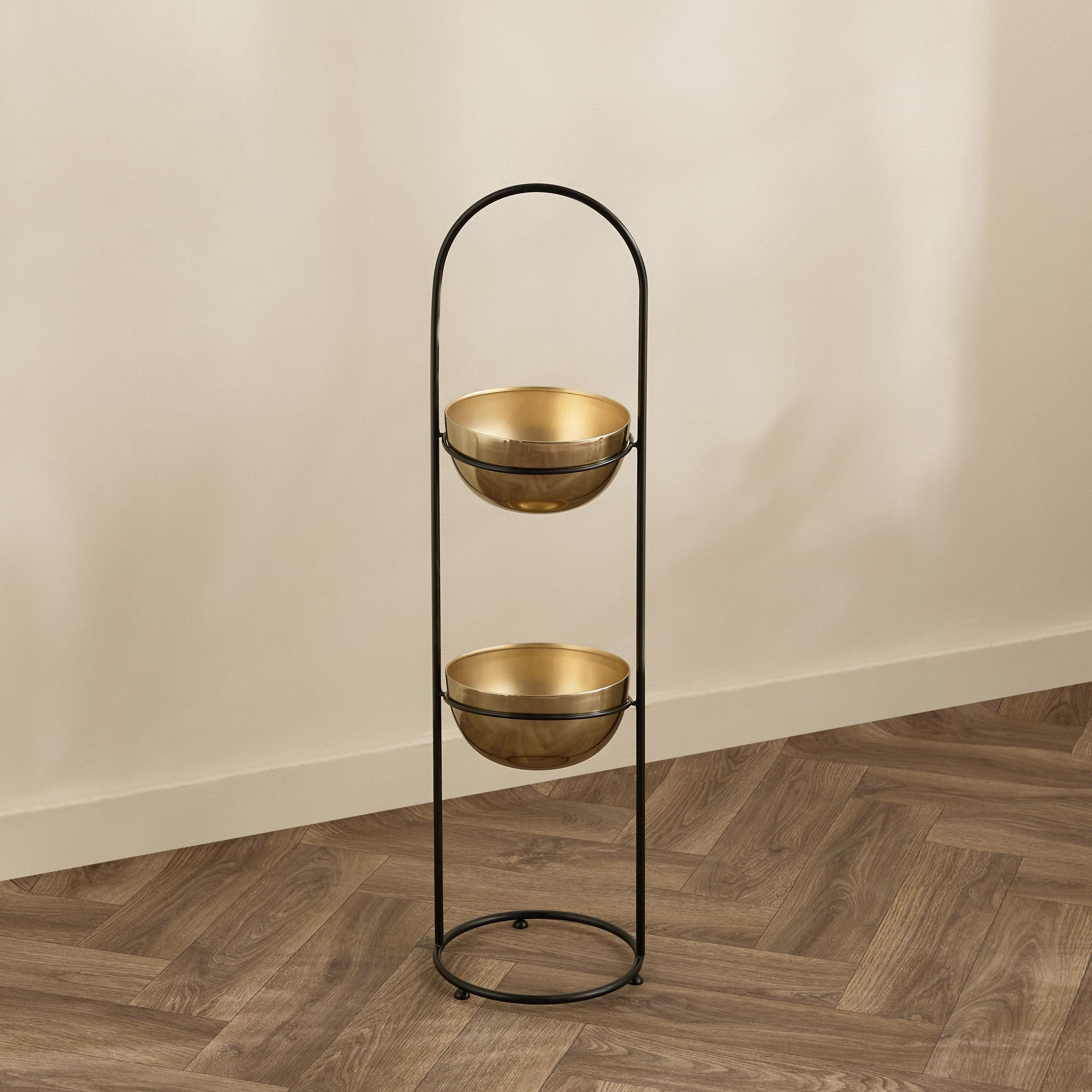 حامل إناء زرع معدني بريميوم بطابقين من فيستا آيس - 23×86 سم-hbxhomeware-hbxdecorandfurnishings-image-6