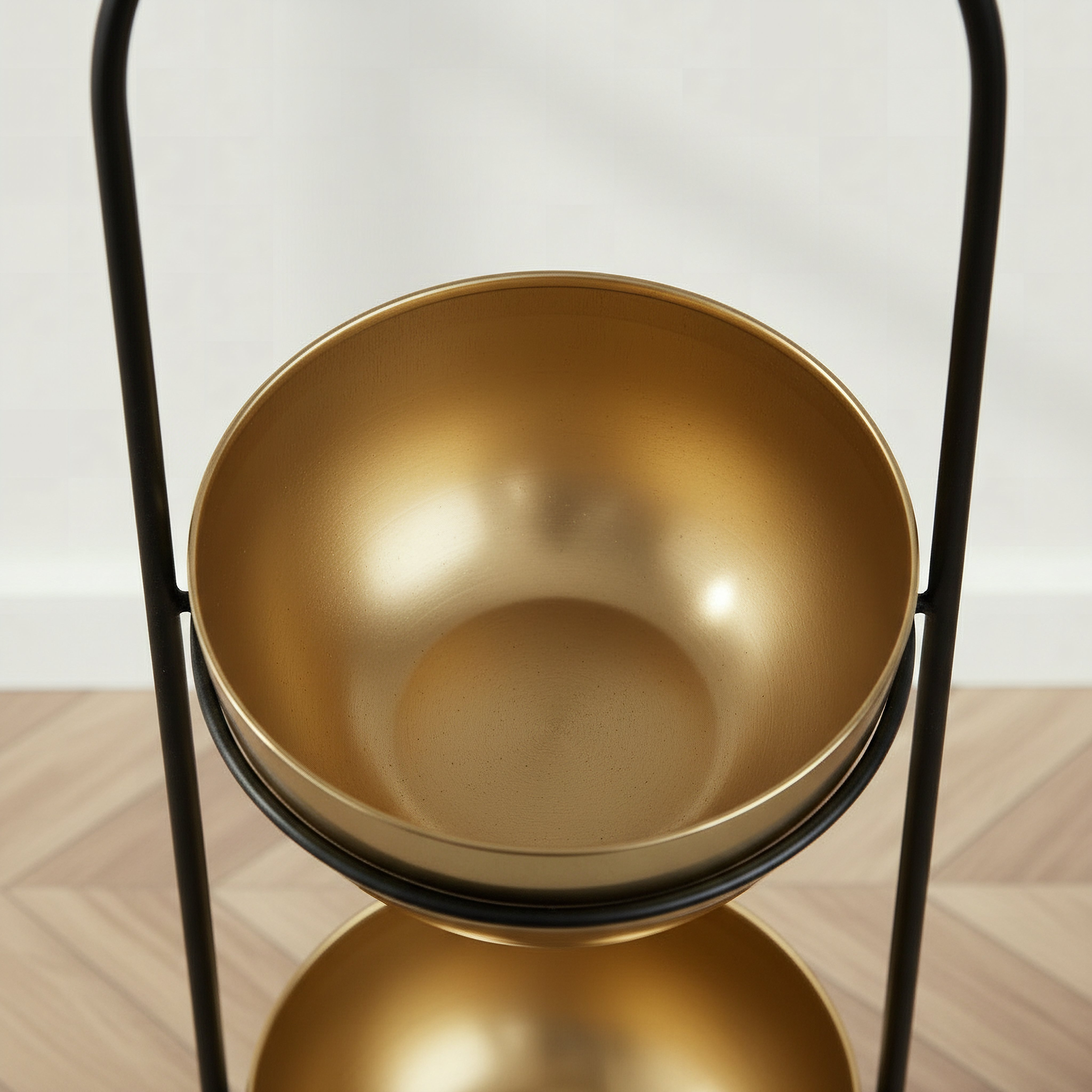 حامل إناء زرع معدني بريميوم بطابقين من فيستا آيس - 23×86 سم-hbxhomeware-hbxdecorandfurnishings-image-2